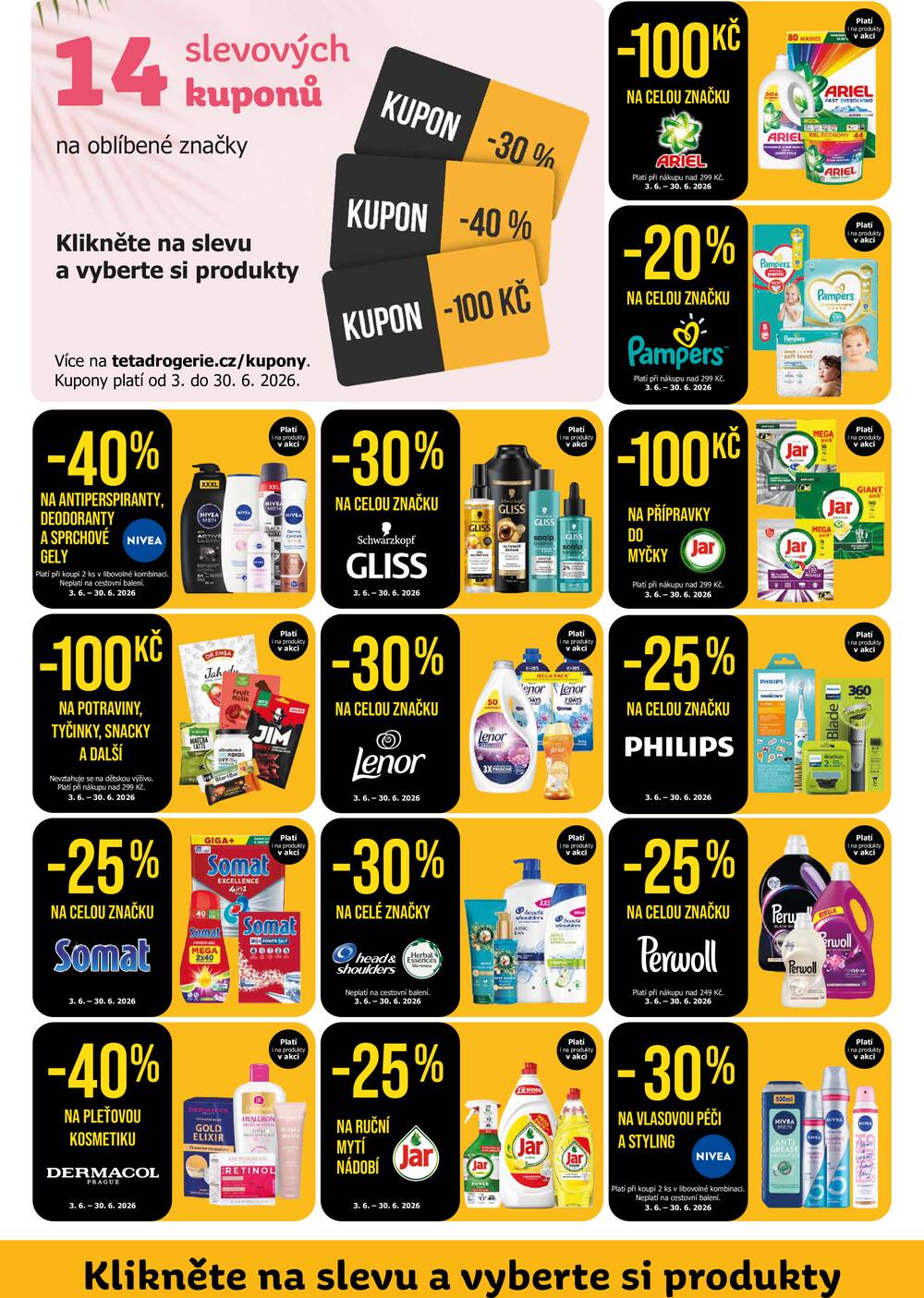 Leták Teta drogerie - Teta drogerie Kuponová knížka do 30.6. - strana 2