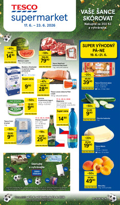 Tesco supermarkety od 17.6. do 23.6.2026