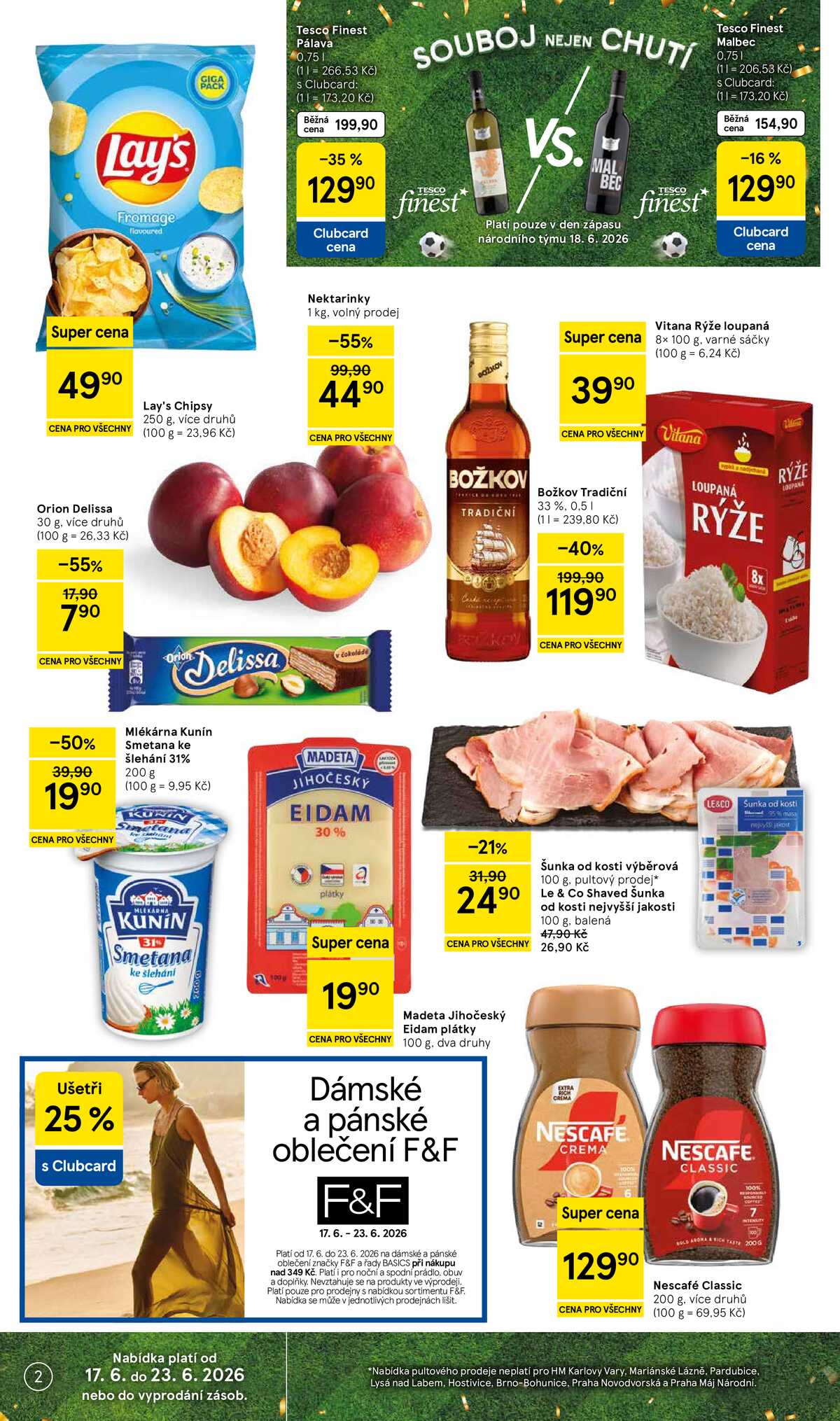 Tesco malé hypermarkety od 17.6. do 23.6.2026 strana 2