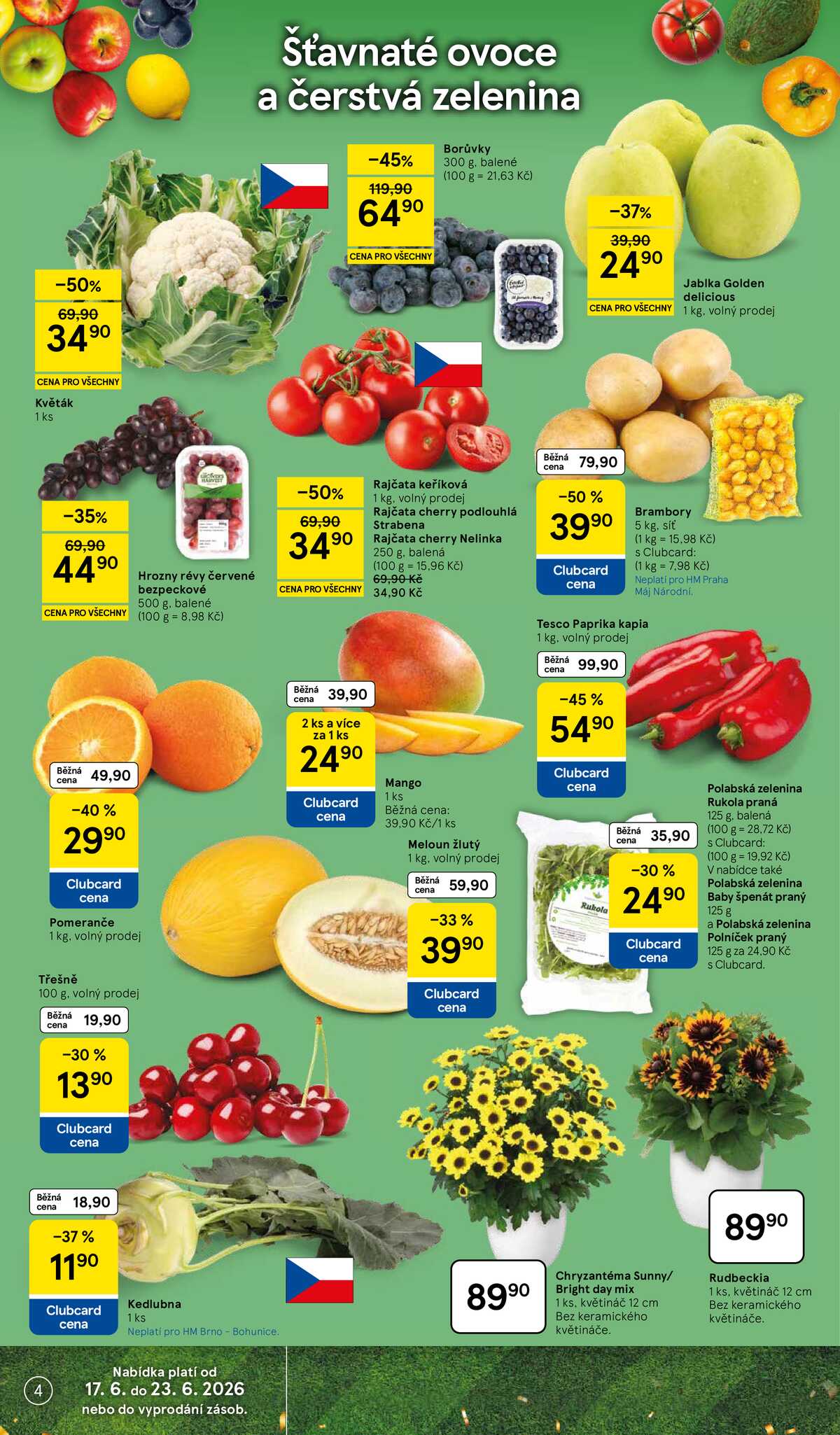Tesco malé hypermarkety od 17.6. do 23.6.2026 strana 4