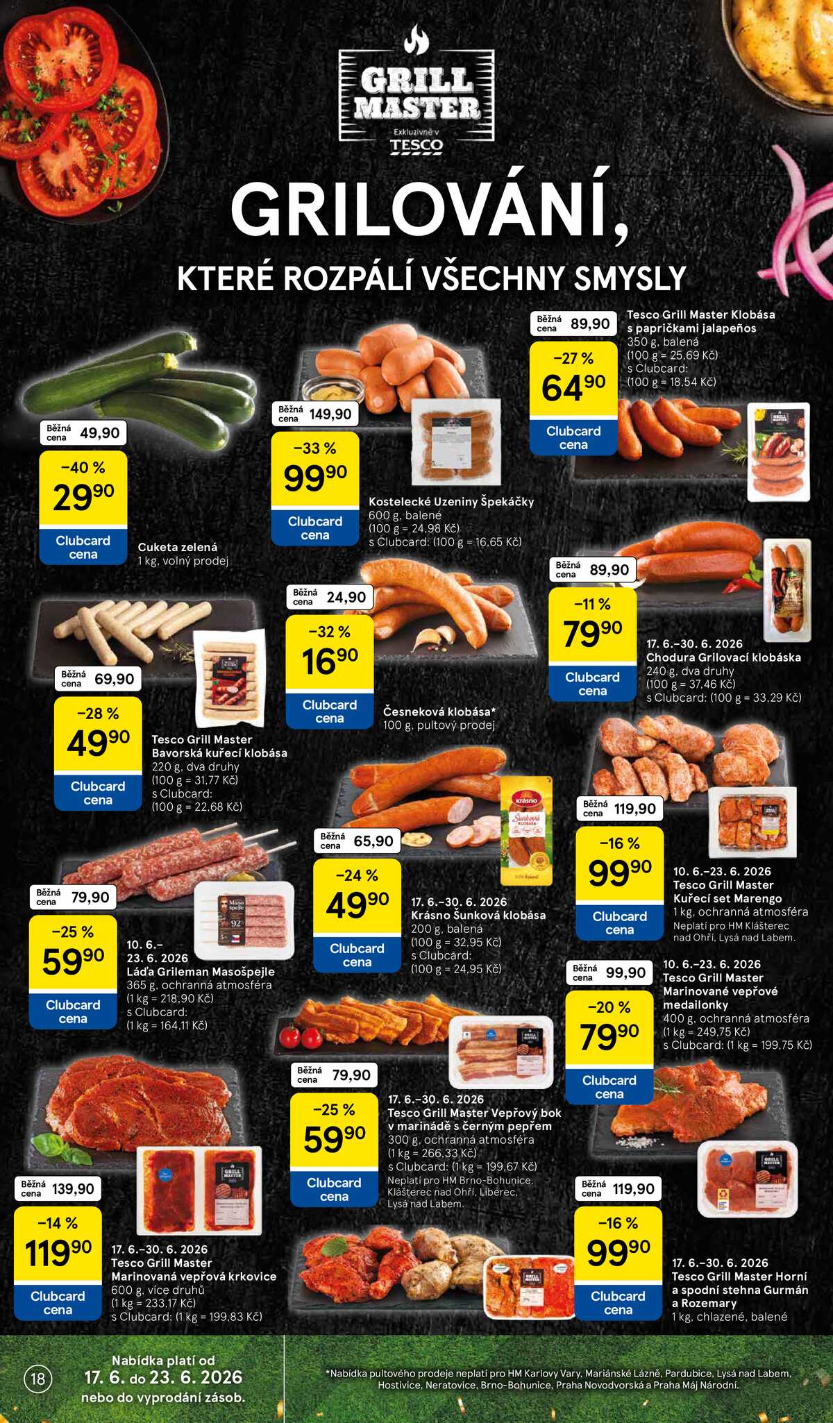 Tesco malé hypermarkety od 17.6. do 23.6.2026 strana 18