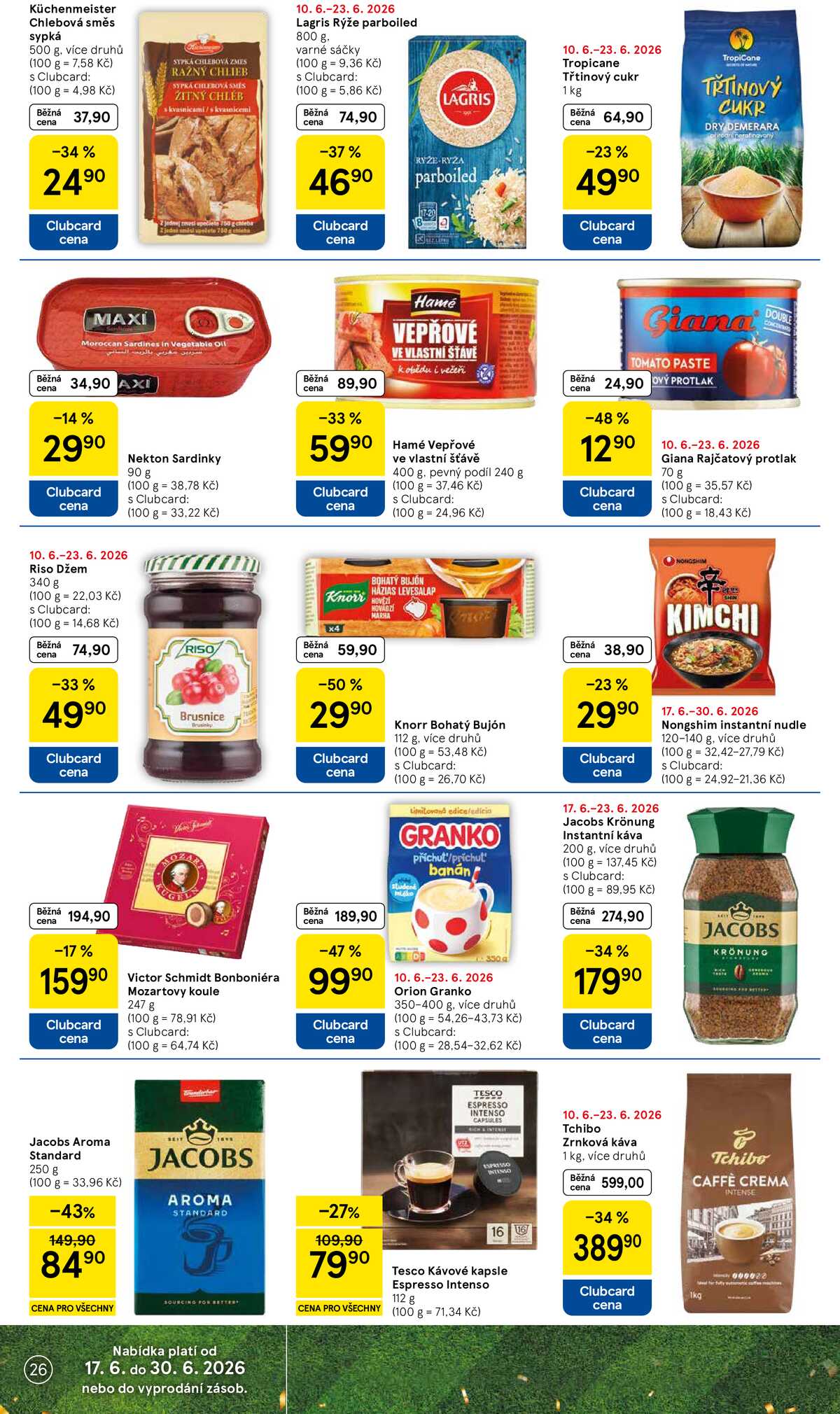 Tesco malé hypermarkety od 17.6. do 23.6.2026 strana 26