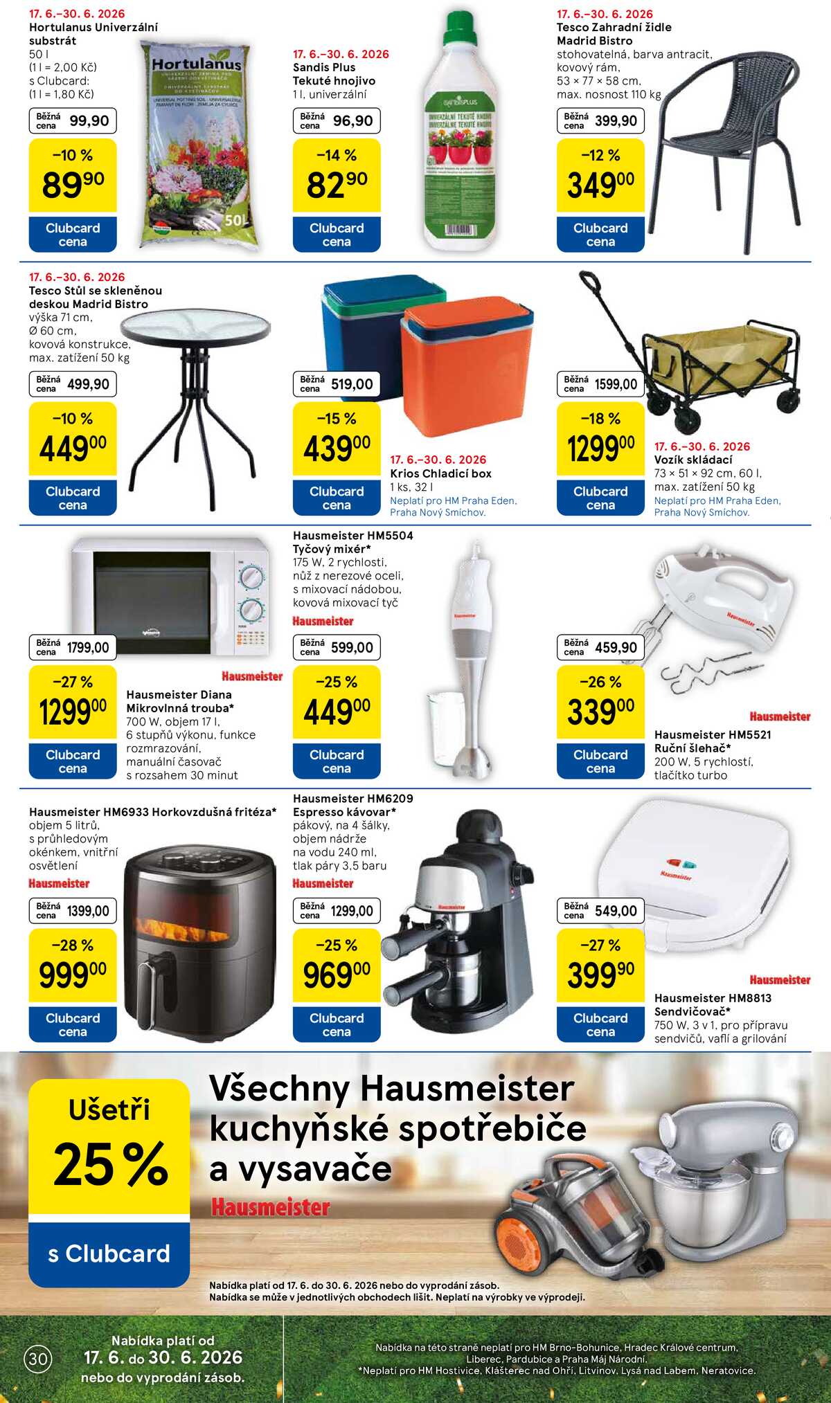 Tesco malé hypermarkety od 17.6. do 23.6.2026 strana 30