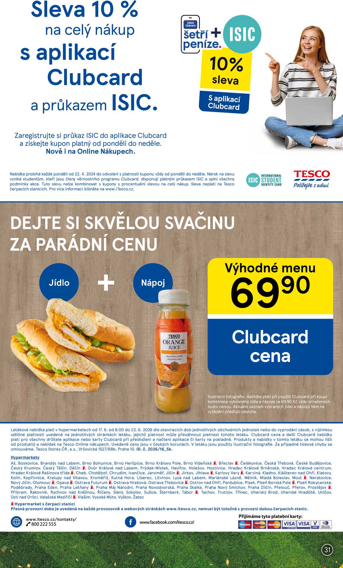 Tesco malé hypermarkety od 17.6. do 23.6.2026 strana 31