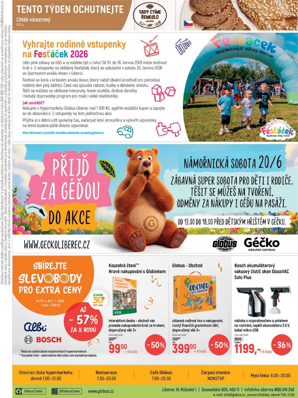 Akční leták Globus 17.6. - 23.6.2026 - Globus Liberec strana 42