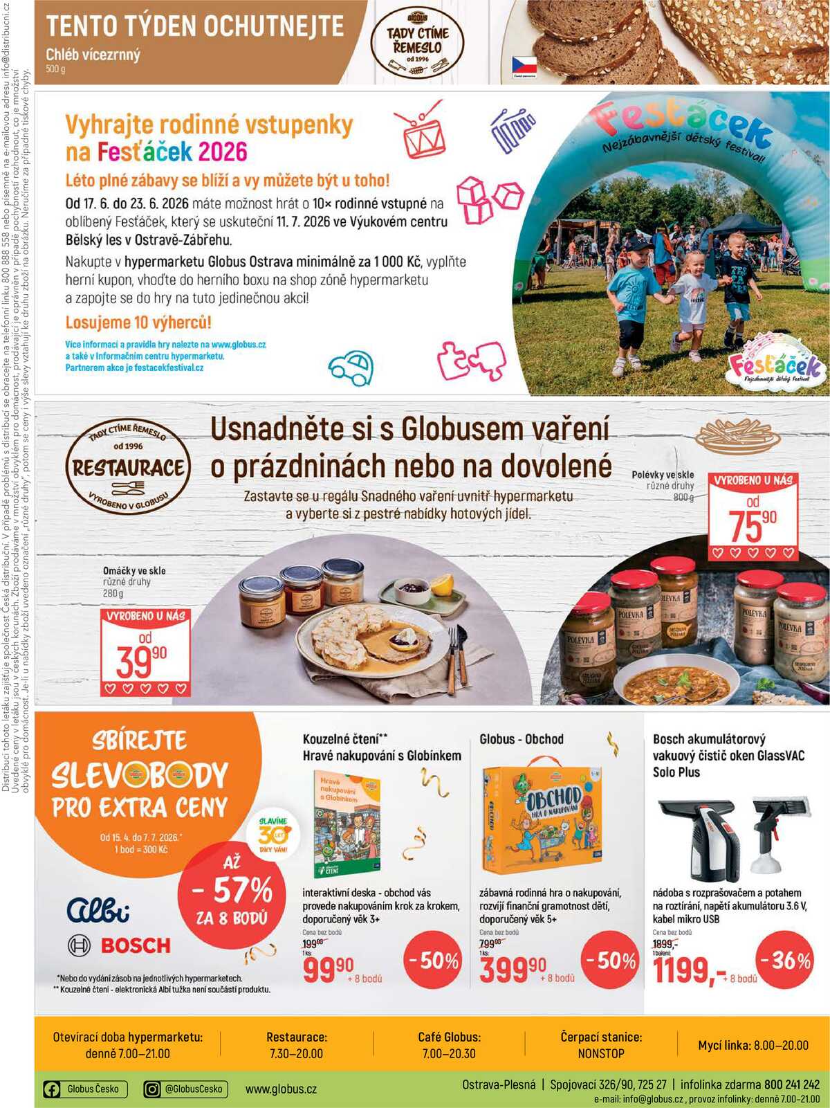 Akční leták Globus 17.6. - 23.6.2026 - Globus Ostrava strana 42