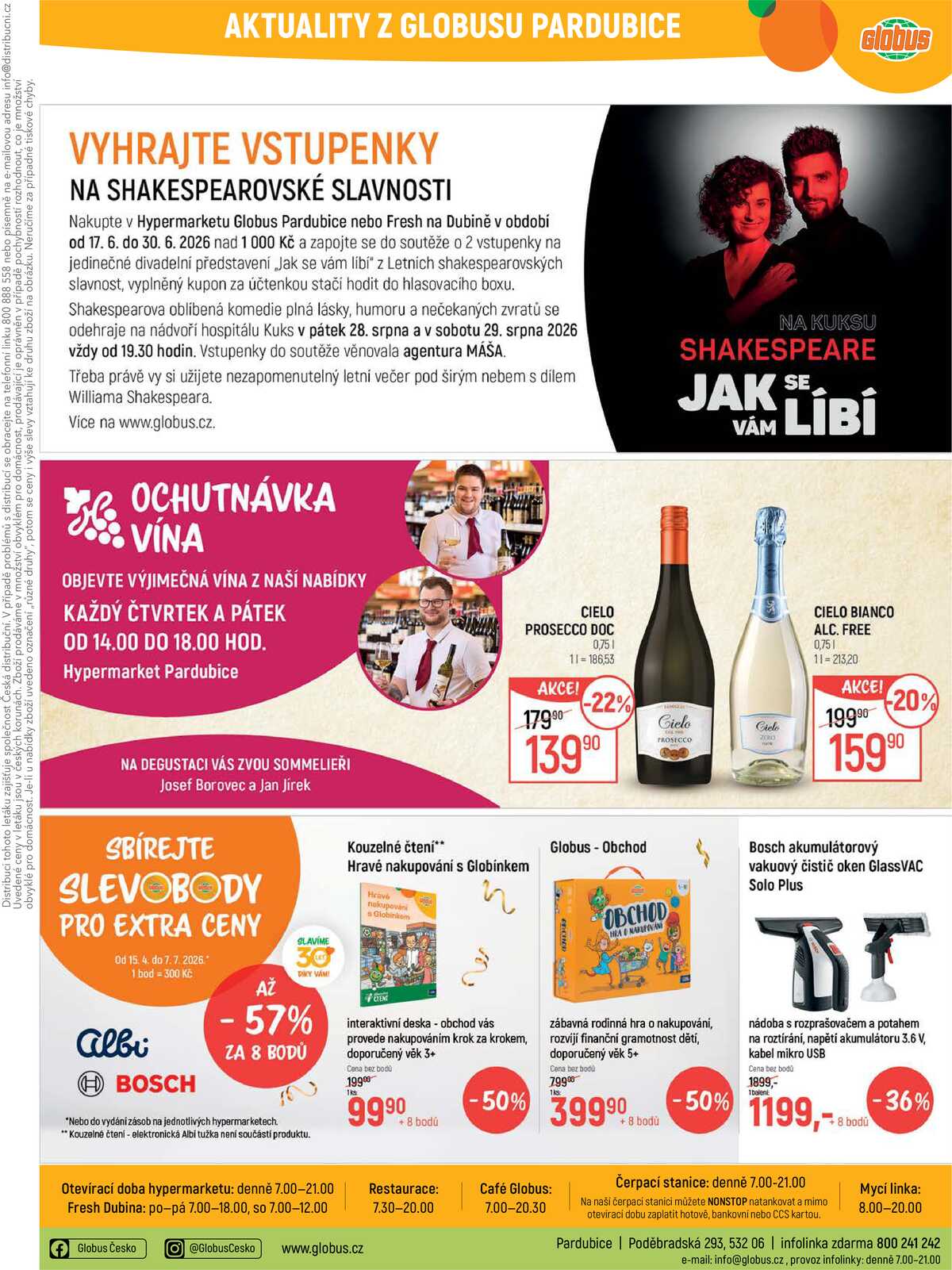Akční leták Globus 17.6. - 23.6.2026 - Globus Pardubice strana 42