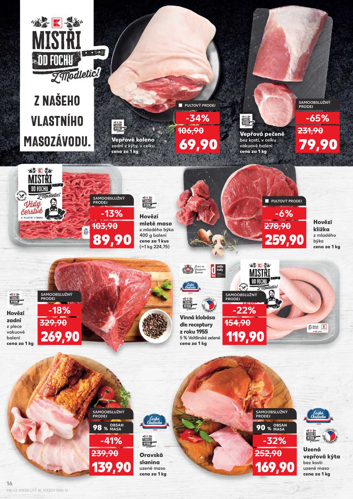 Kaufland 17.6. - 23.6. - Kaufland - Praha 6 (Podbaba) strana 16