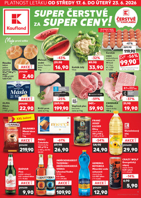 Kaufland 17.6. - 23.6. - Kaufland - Praha 5 (Stodůlky)