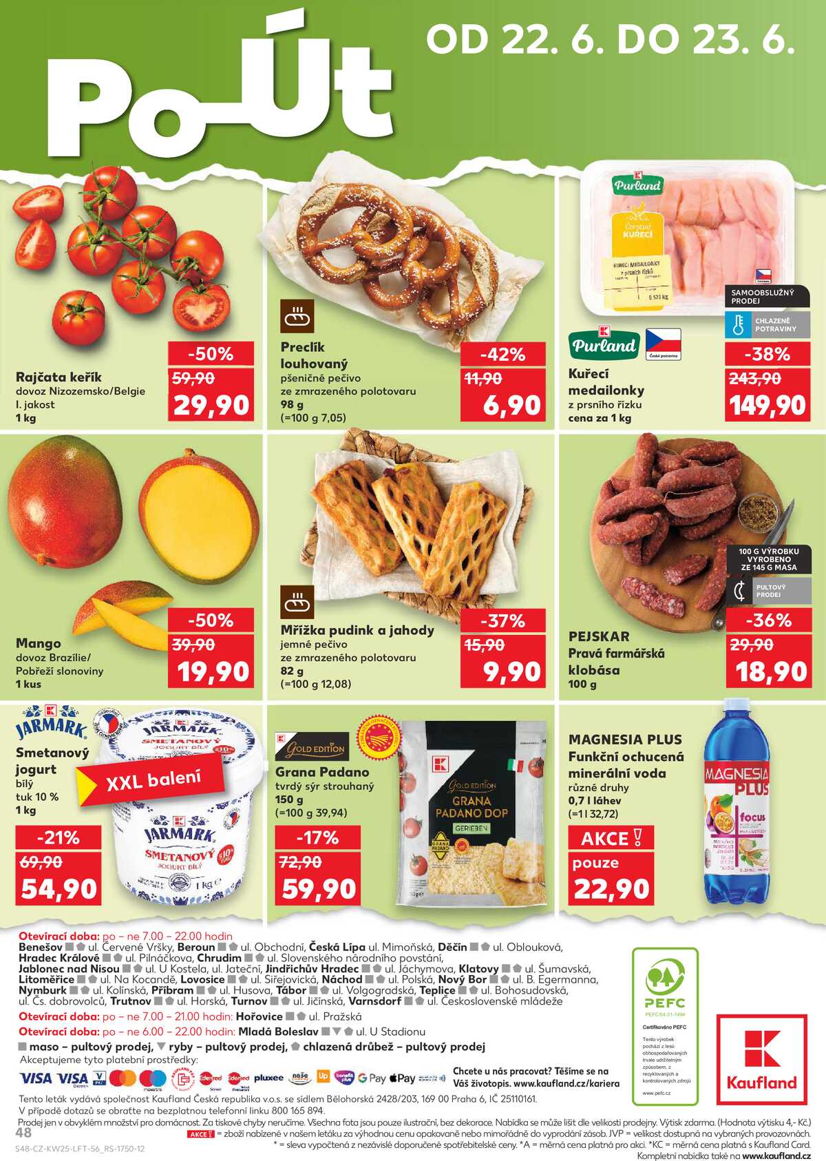 Kaufland 17.6. - 23.6. - Kaufland Turnov Sobotecká strana 48