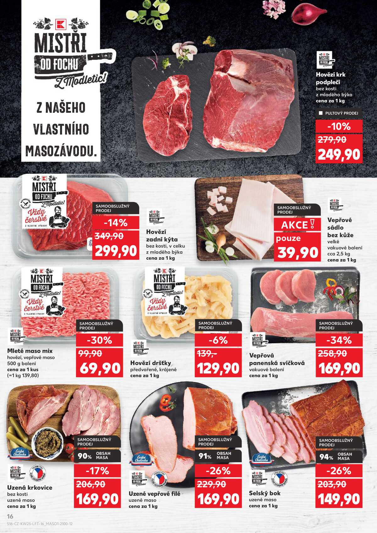 Kaufland 17.6. - 23.6. - Kaufland - Chomutov - Otvice strana 16