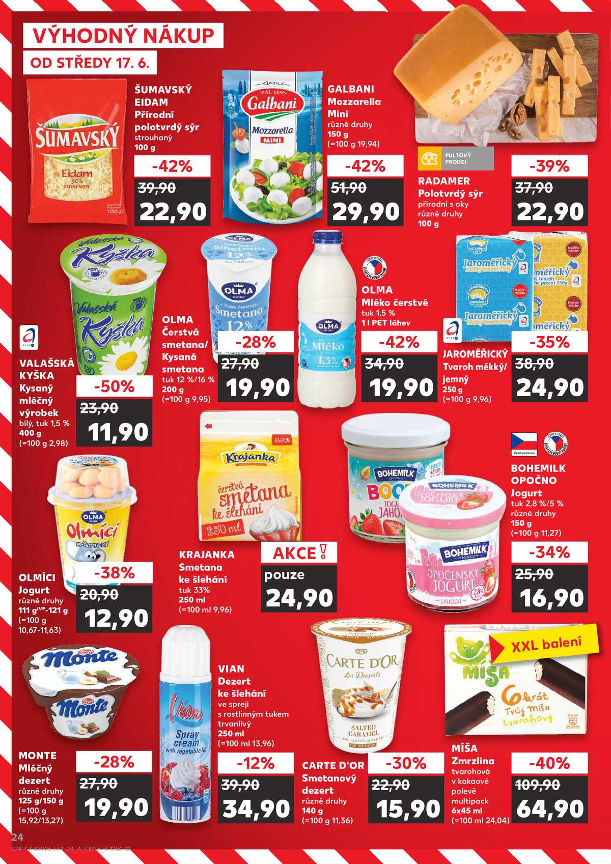 Kaufland 17.6. - 23.6. - Kaufland České Budějovice II - Milady Horákové strana 24