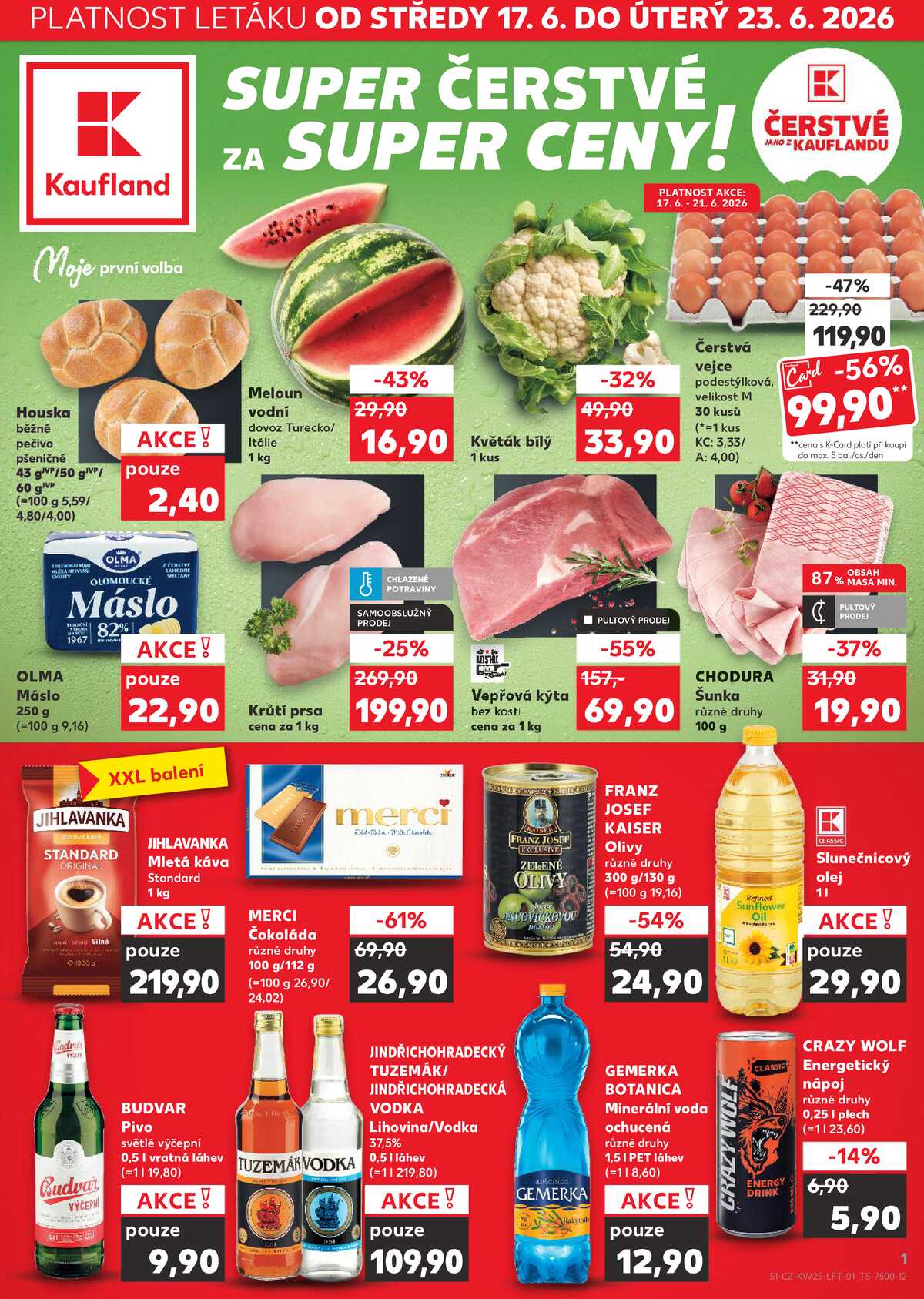 Kaufland 17.6. - 23.6. - Kaufland - Zábřeh na Moravě strana 1