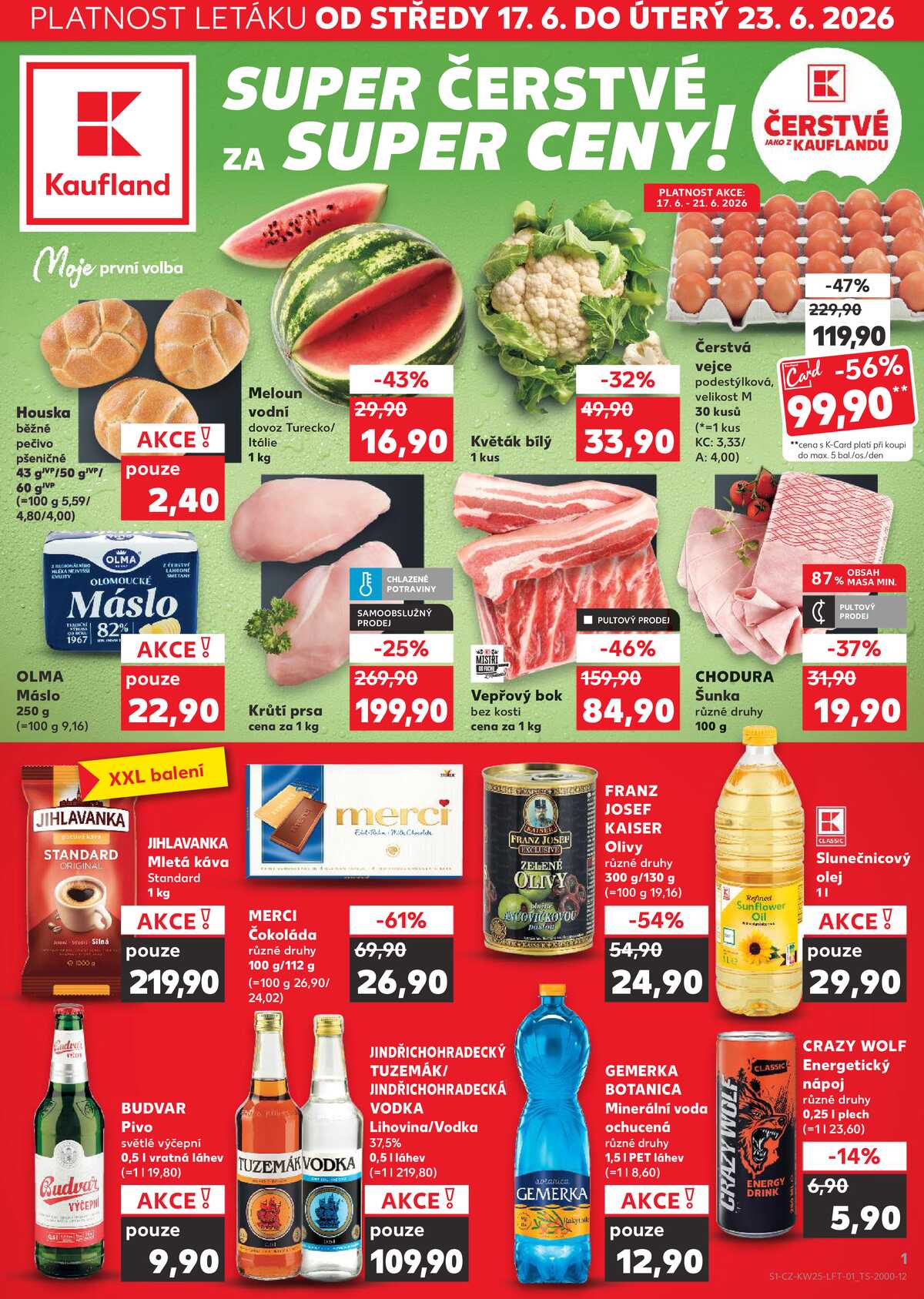 Kaufland 17.6. - 23.6. - Kaufland - Brno - Slatina strana 1