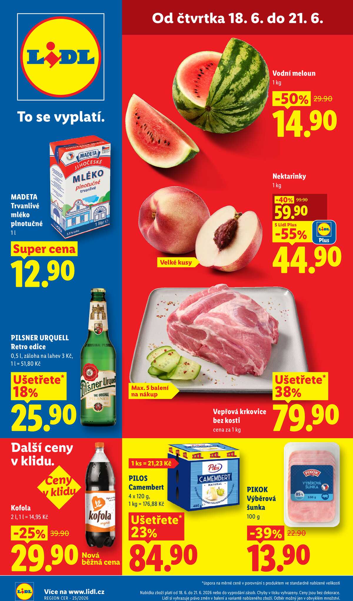 Lidl Čtvrtek od 18.6. do 21.6.2026 strana 1