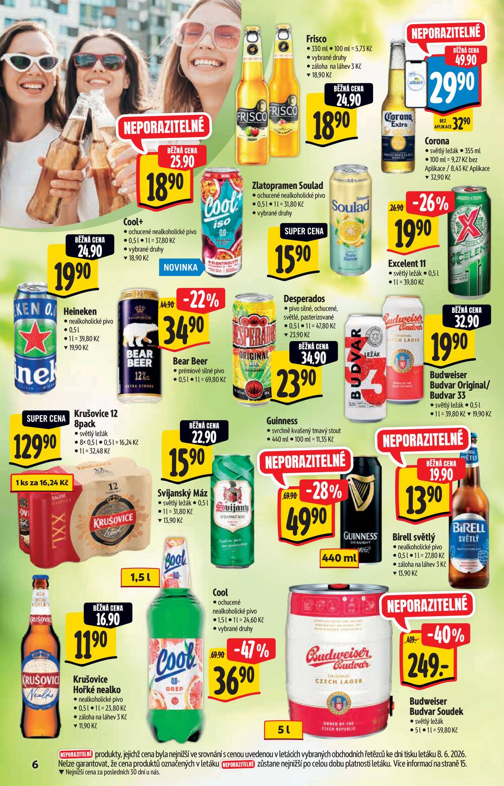Leták Albert - Albert Hypermarket katalog Drink od 17.6. do 30.6.2026 - strana 6 Leták Albert - Albert Hypermarket katalog Drink od 17.6. do 30.6.2026 - strana 6