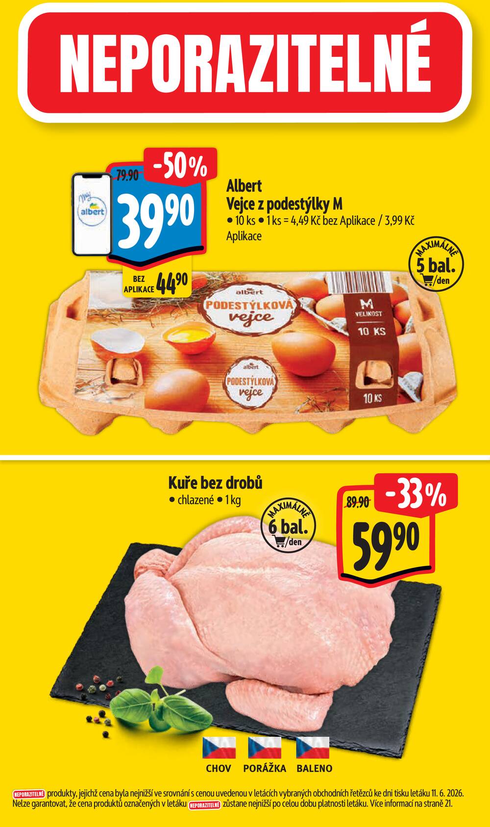 Leták Albert - Albert Supermarket Jihomoravský od 17.6. do 23.6.2026 - strana 2 Leták Albert - Albert Supermarket Jihomoravský od 17.6. do 23.6.2026 - strana 2