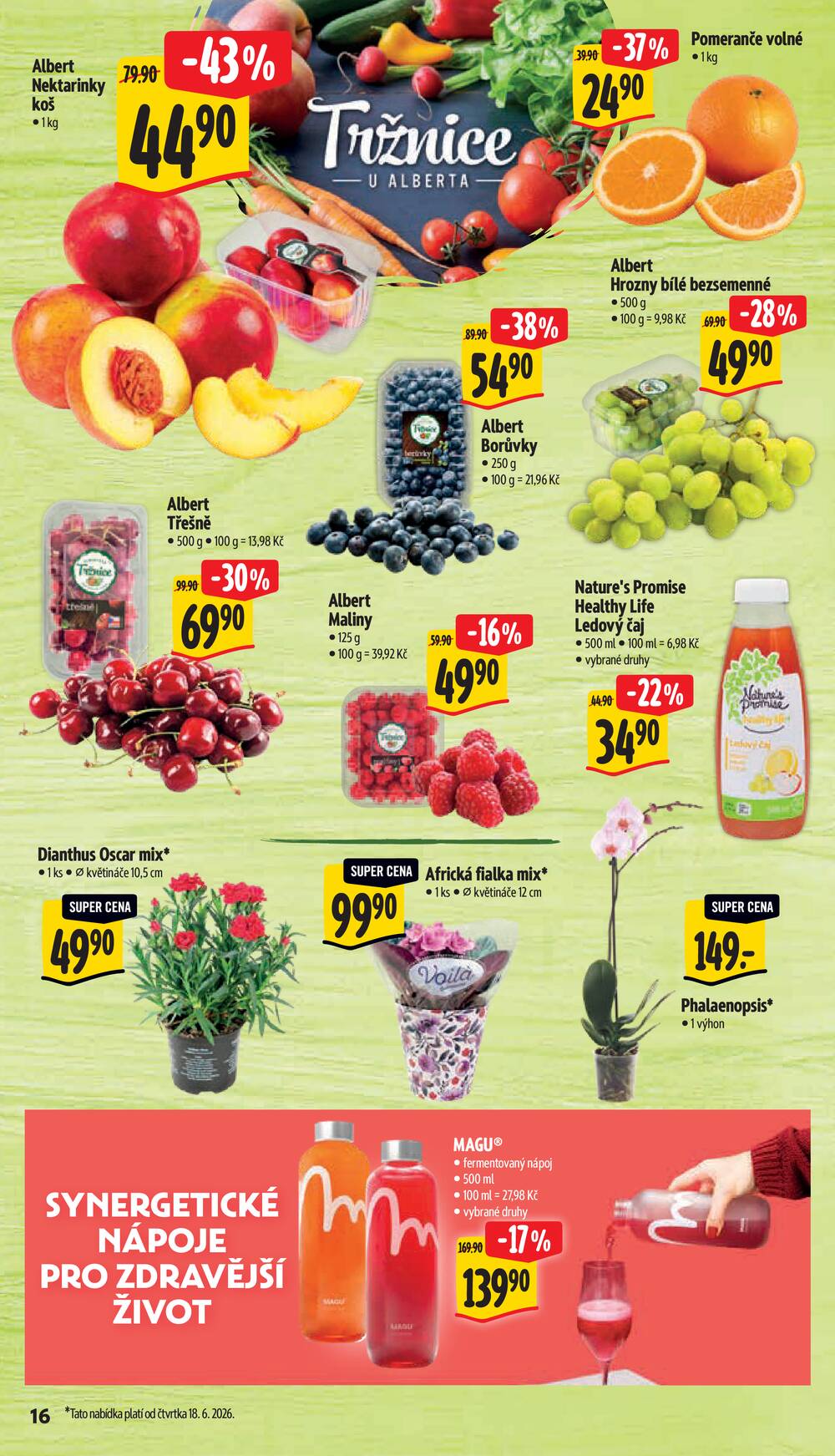 Leták Albert - Albert Supermarket Jihomoravský od 17.6. do 23.6.2026 - strana 24 Leták Albert - Albert Supermarket Jihomoravský od 17.6. do 23.6.2026 - strana 24