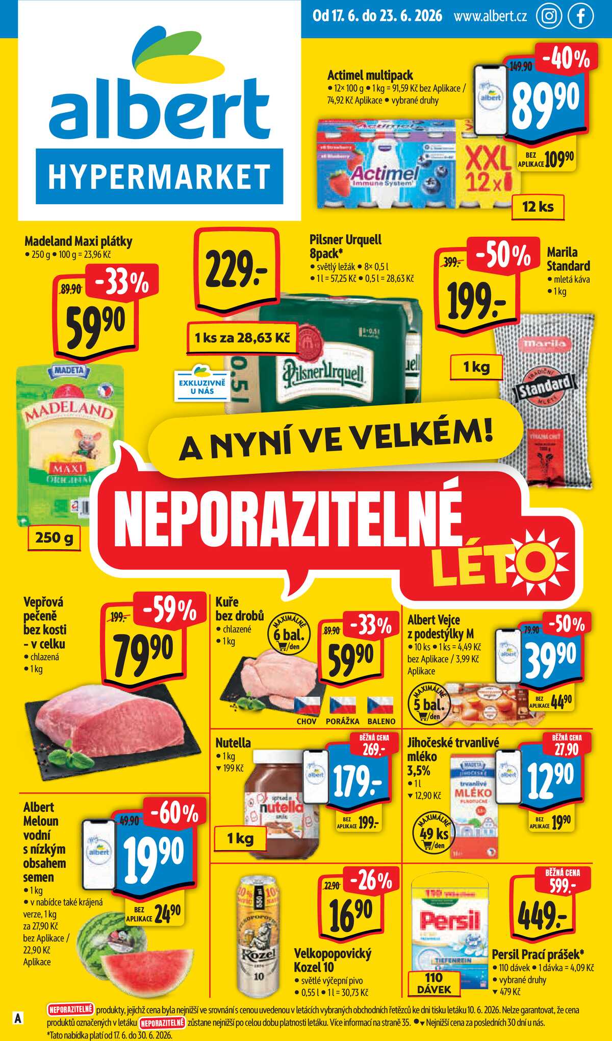 Albert  Hypermarket od 17.6. do 23.6.2026 strana 1