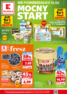 Leták Kaufland Polsko 15.6.-17.6.2026 - Silný start