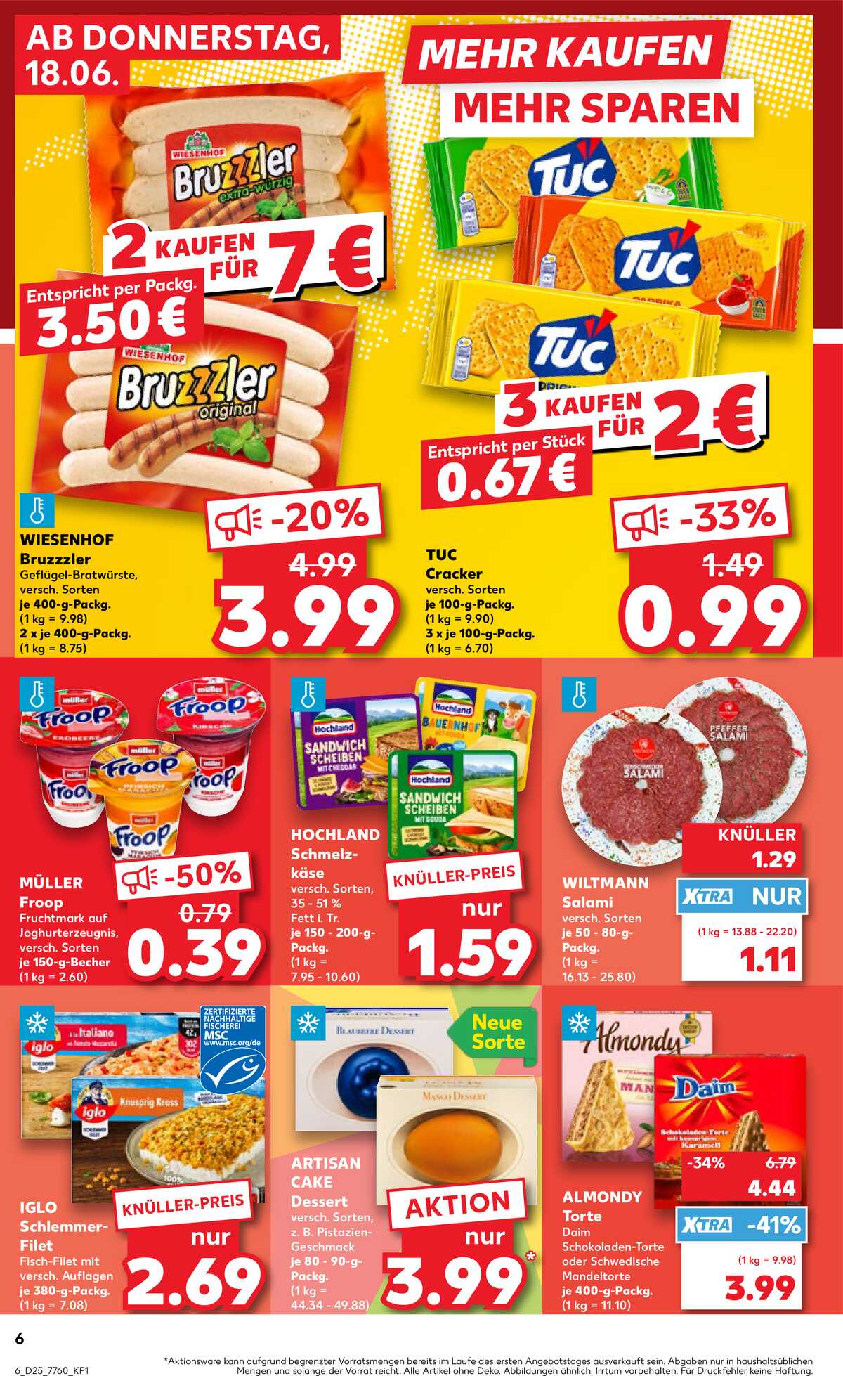 Leták Kaufland Německo 18.6.-24.6.2026 strana 6