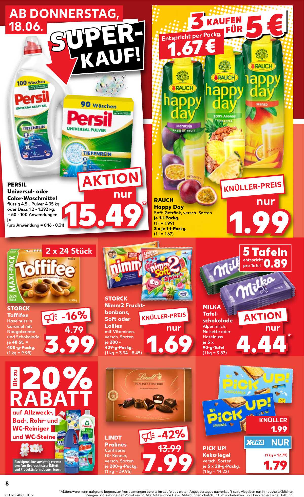Leták Kaufland Německo 18.6.-24.6.2026 strana 8