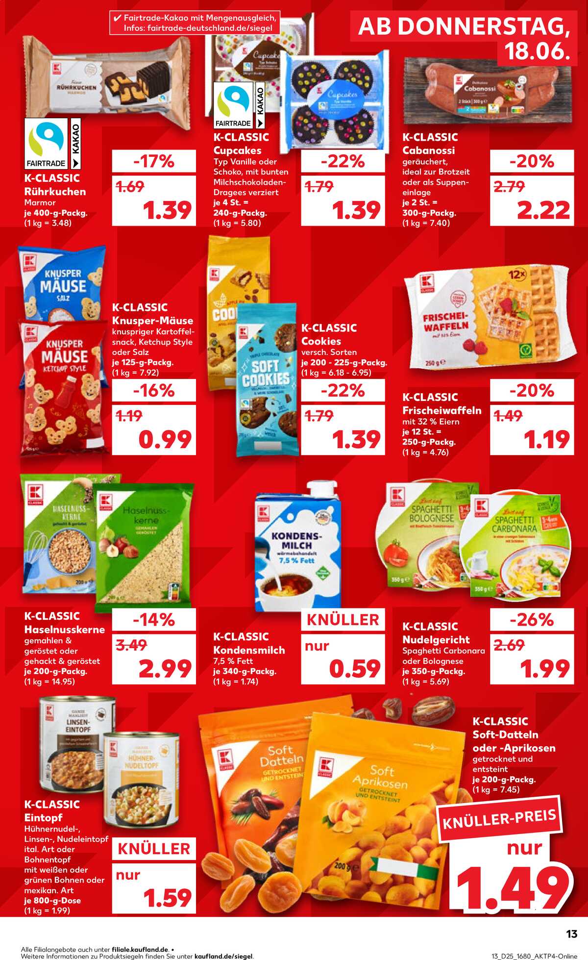 Leták Kaufland Německo 18.6.-24.6.2026 strana 13