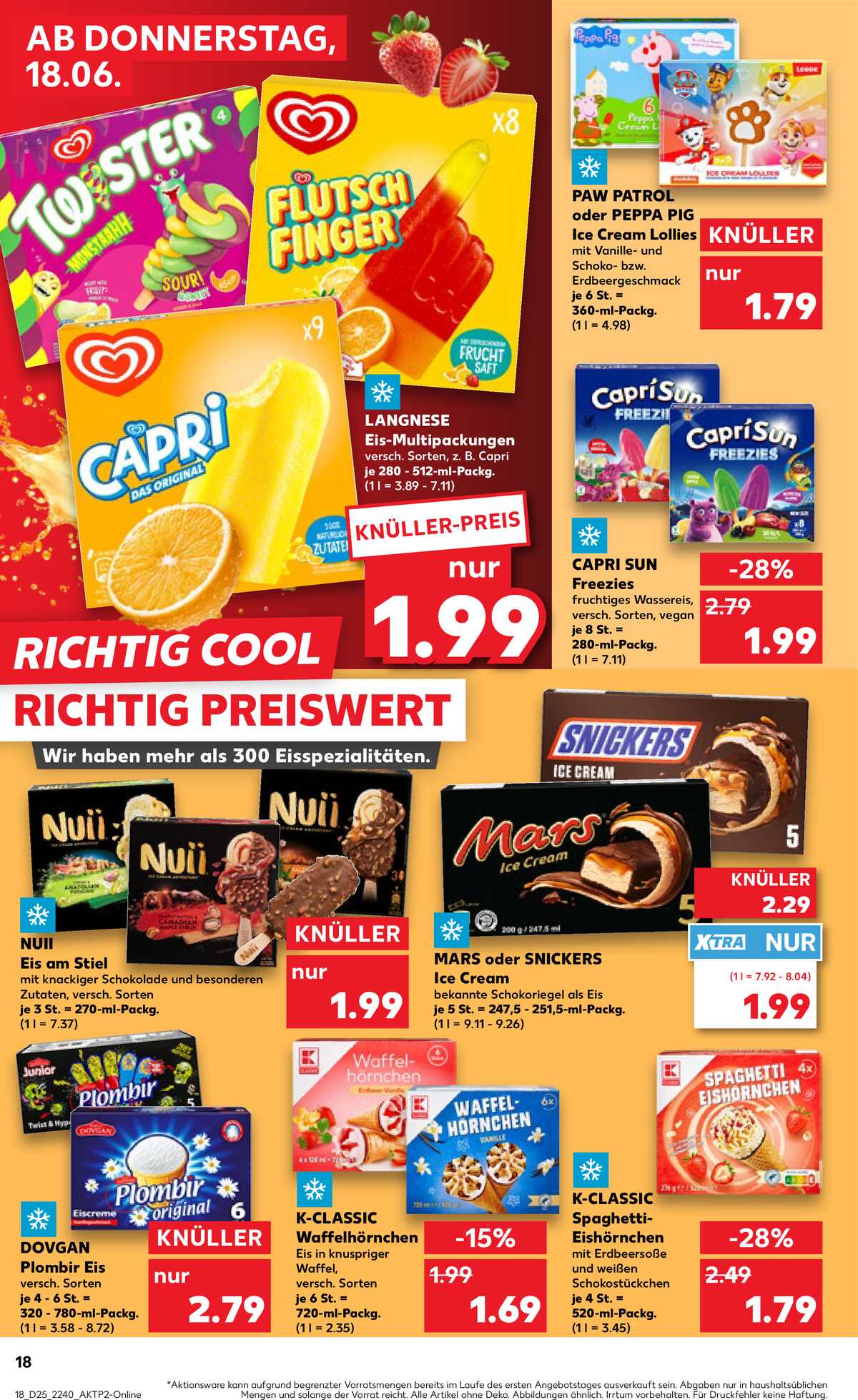 Leták Kaufland Německo 18.6.-24.6.2026 strana 18