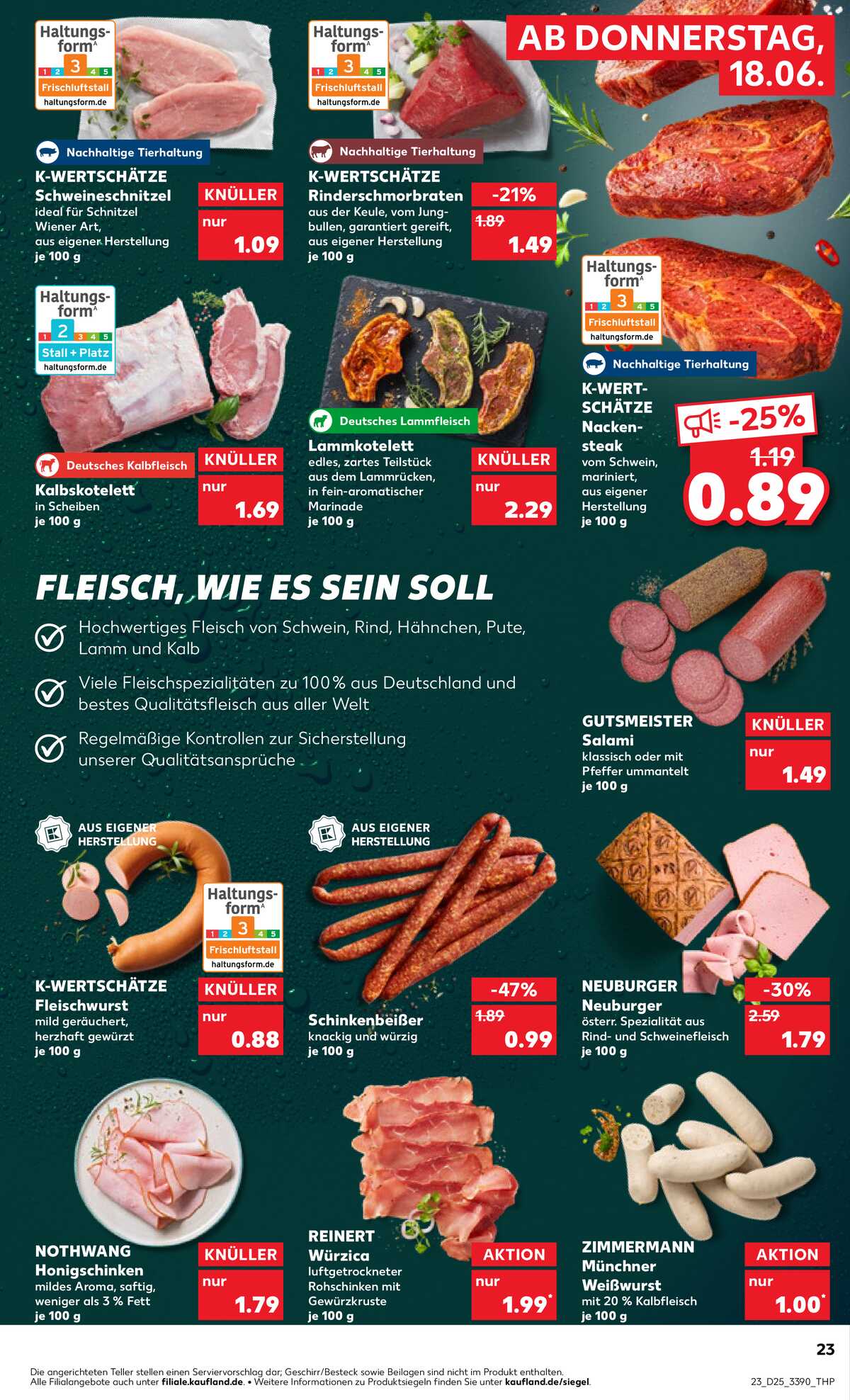 Leták Kaufland Německo 18.6.-24.6.2026 strana 23