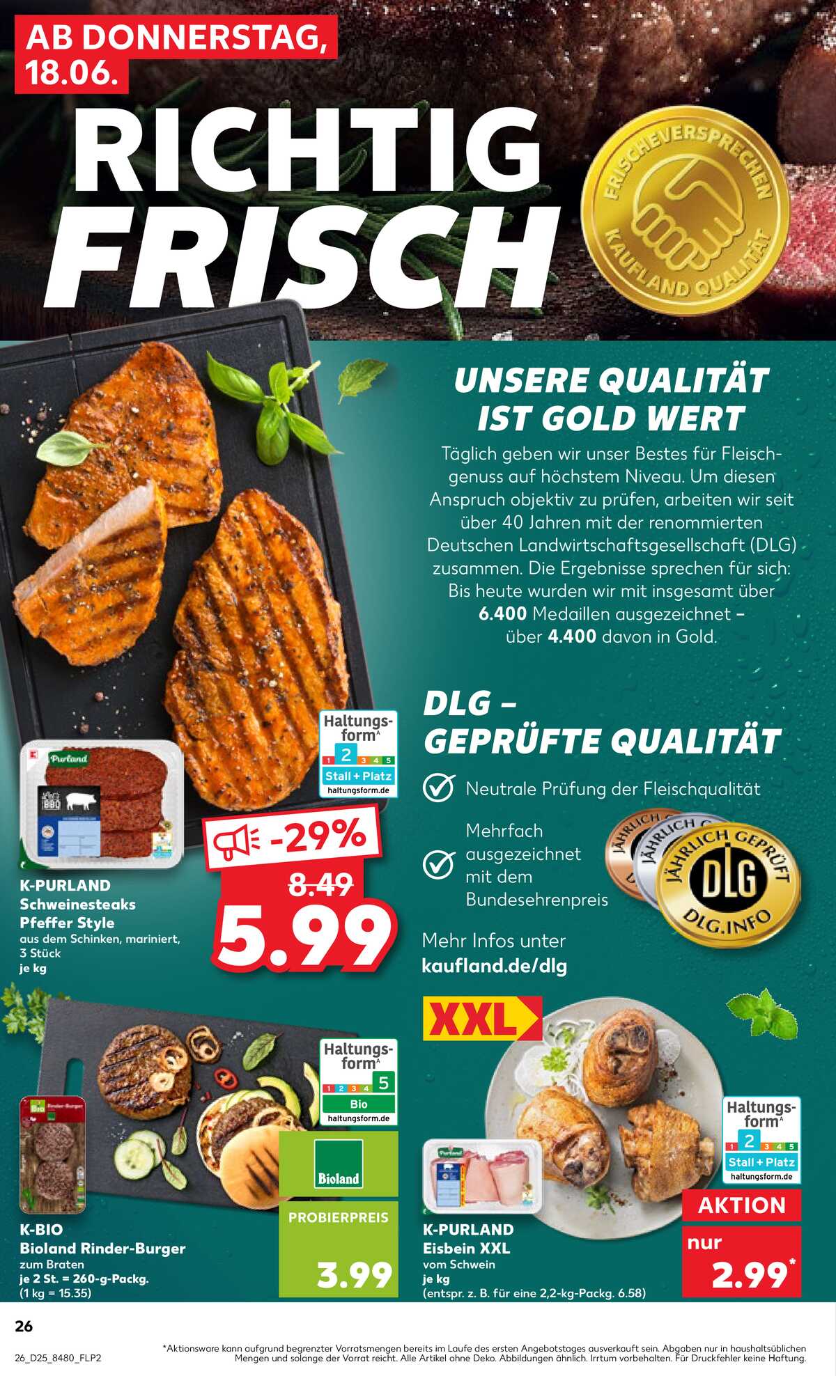 Leták Kaufland Německo 18.6.-24.6.2026 strana 26
