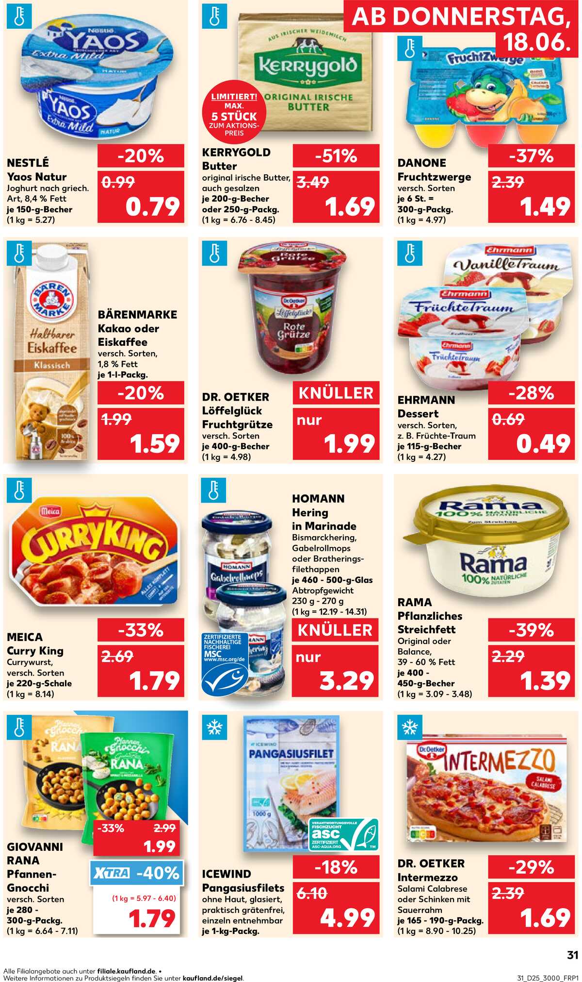 Leták Kaufland Německo 18.6.-24.6.2026 strana 31