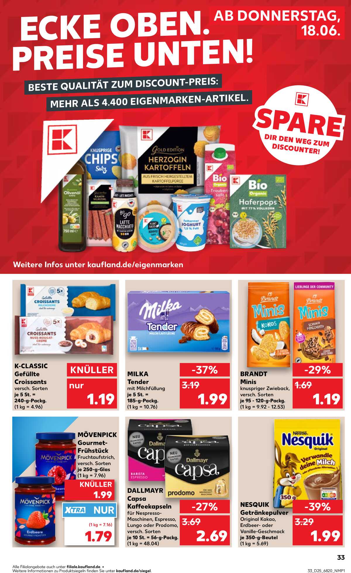 Leták Kaufland Německo 18.6.-24.6.2026 strana 33