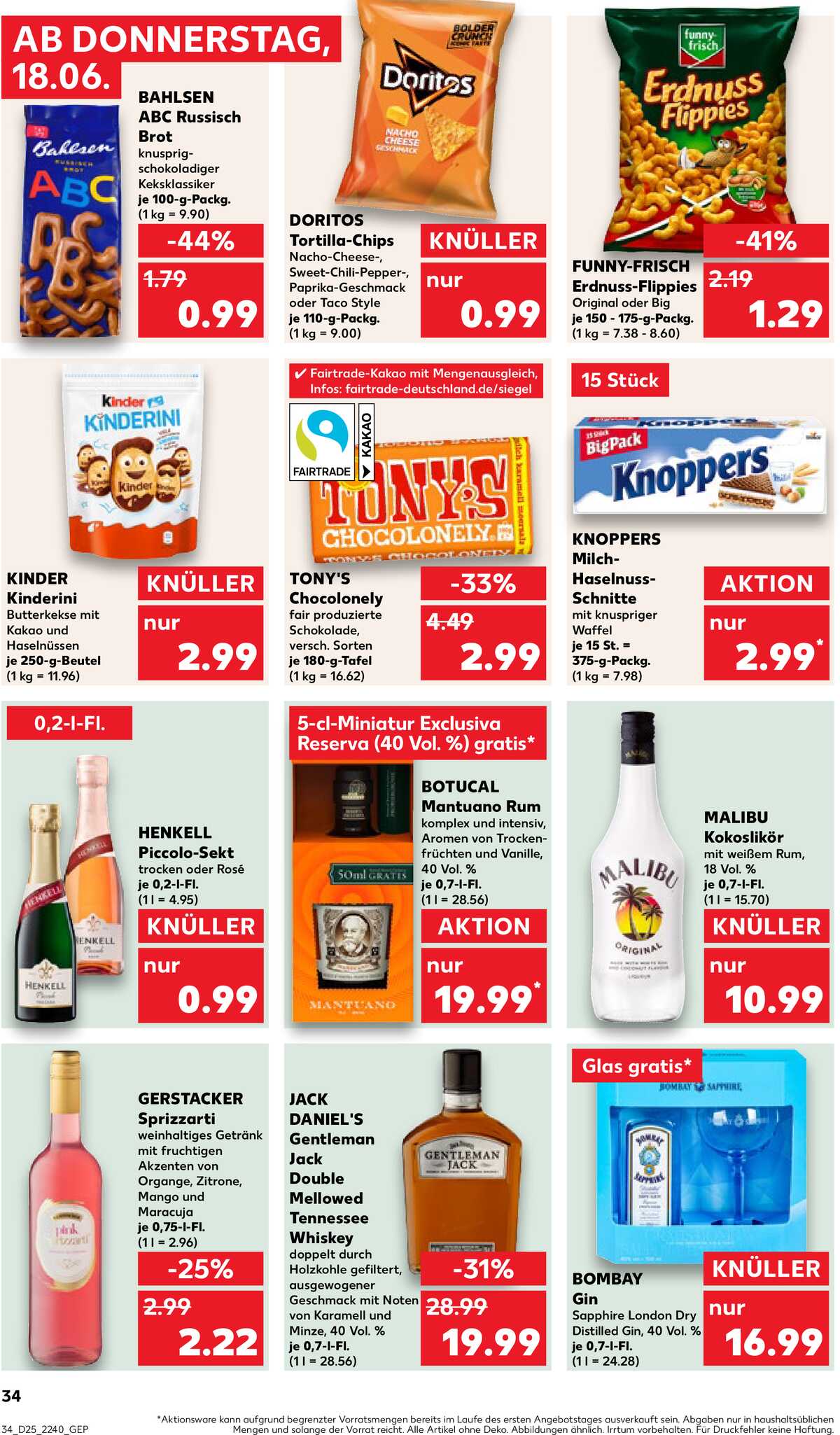 Leták Kaufland Německo 18.6.-24.6.2026 strana 34