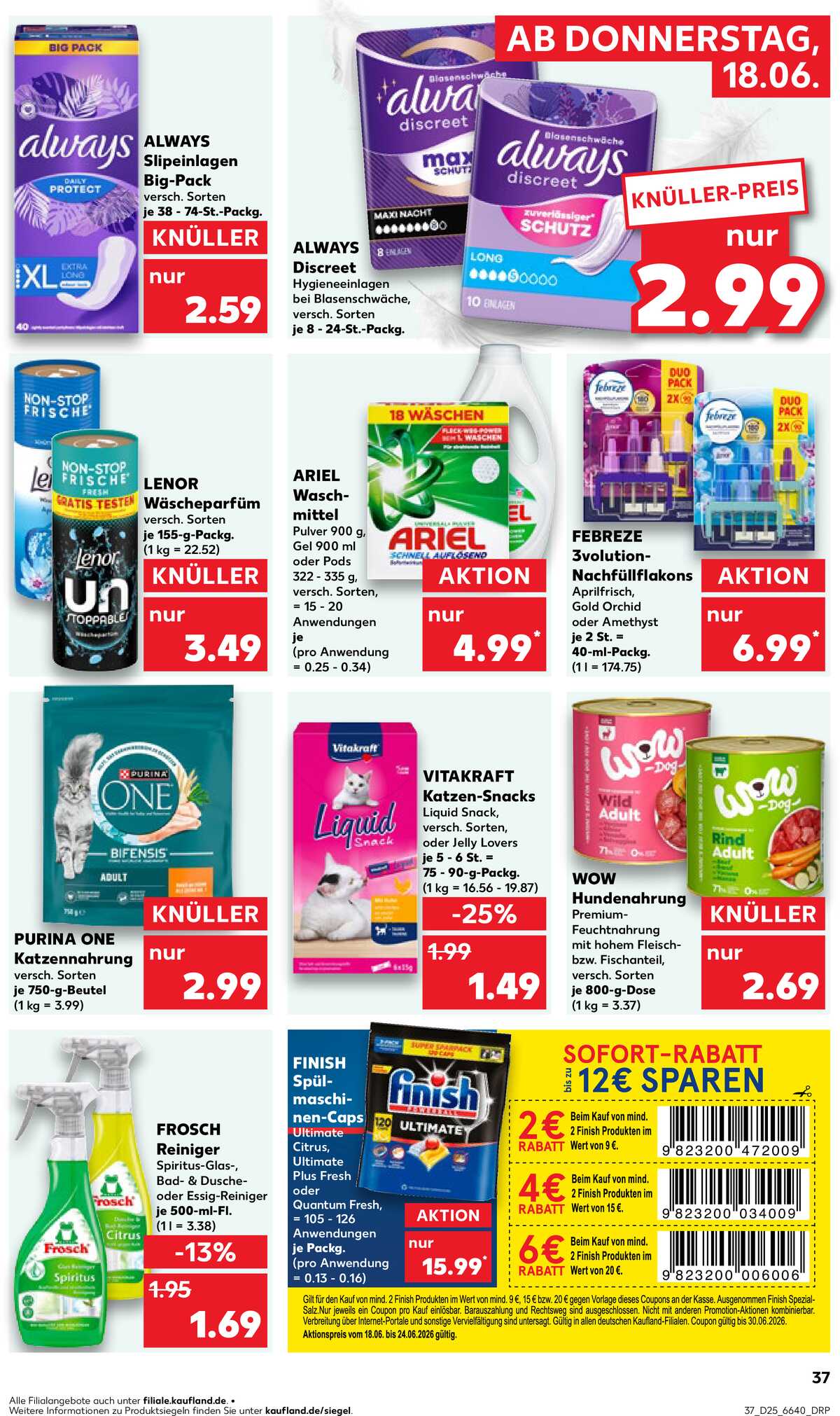 Leták Kaufland Německo 18.6.-24.6.2026 strana 37