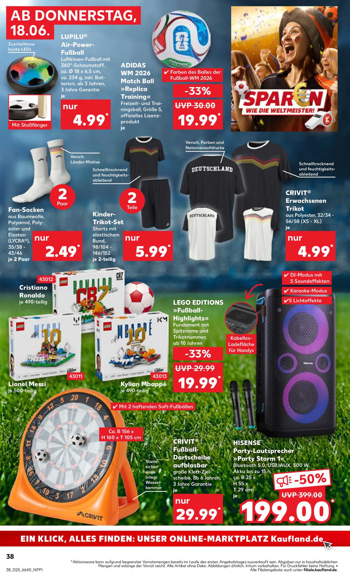 Leták Kaufland Německo 18.6.-24.6.2026 strana 38