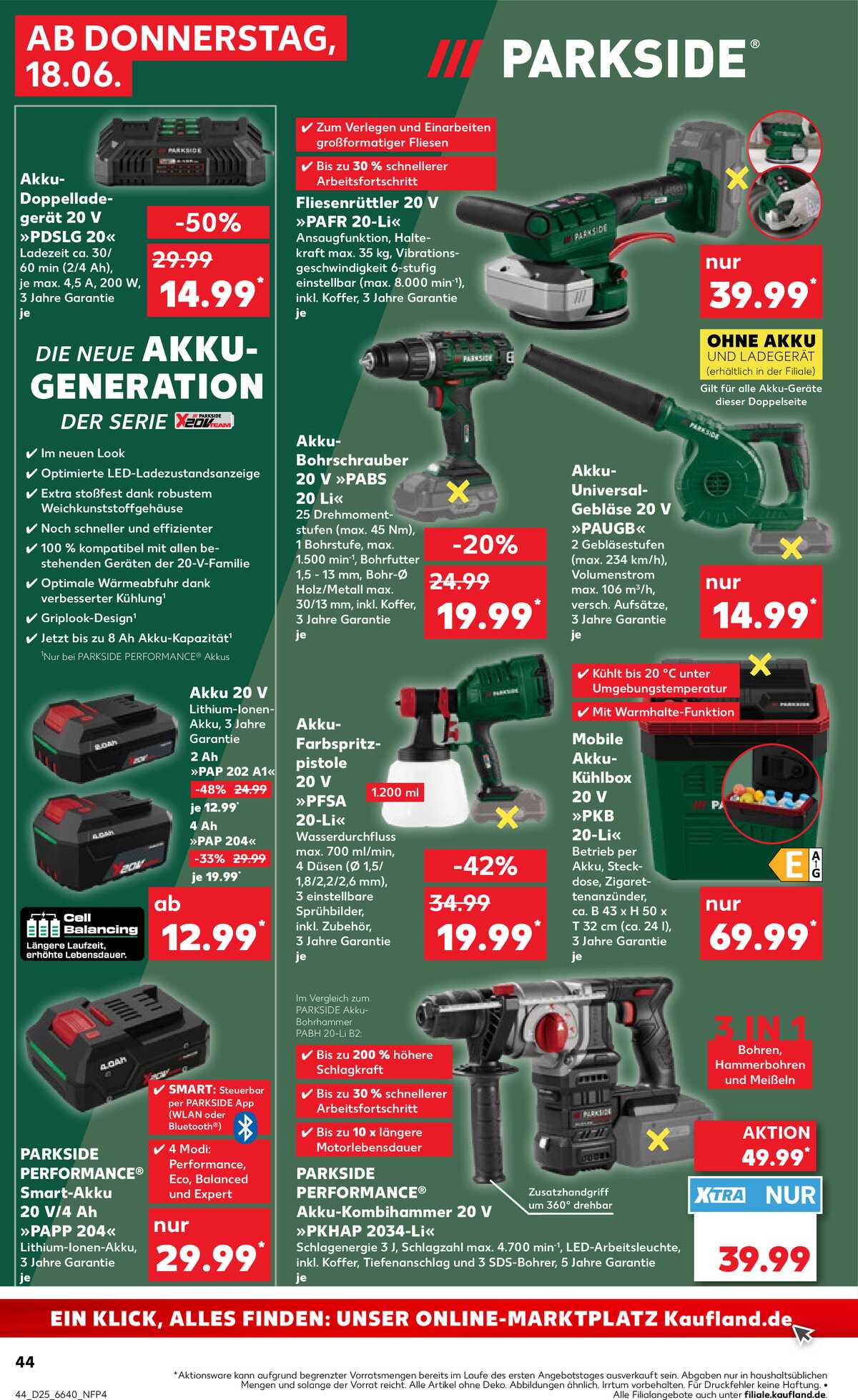 Leták Kaufland Německo 18.6.-24.6.2026 strana 44
