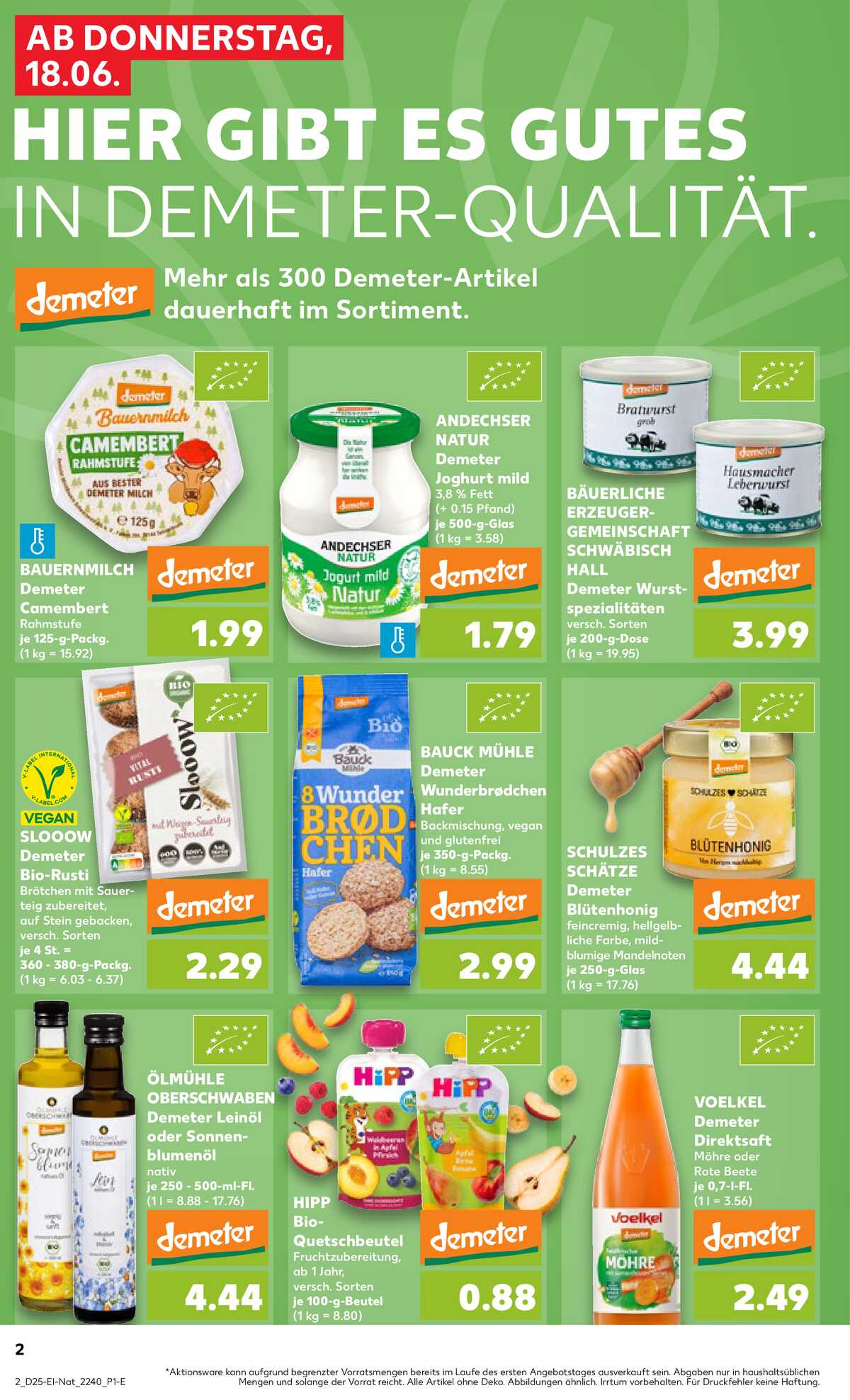 Leták Kaufland Německo 18.6.-24.6.2026 strana 2
