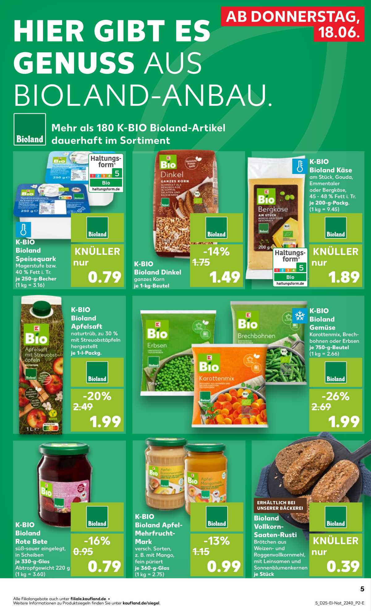 Leták Kaufland Německo 18.6.-24.6.2026 strana 5