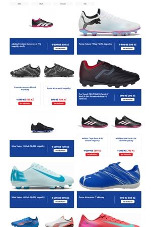 Intersport Kopačky a míče - 15. 6. 2026