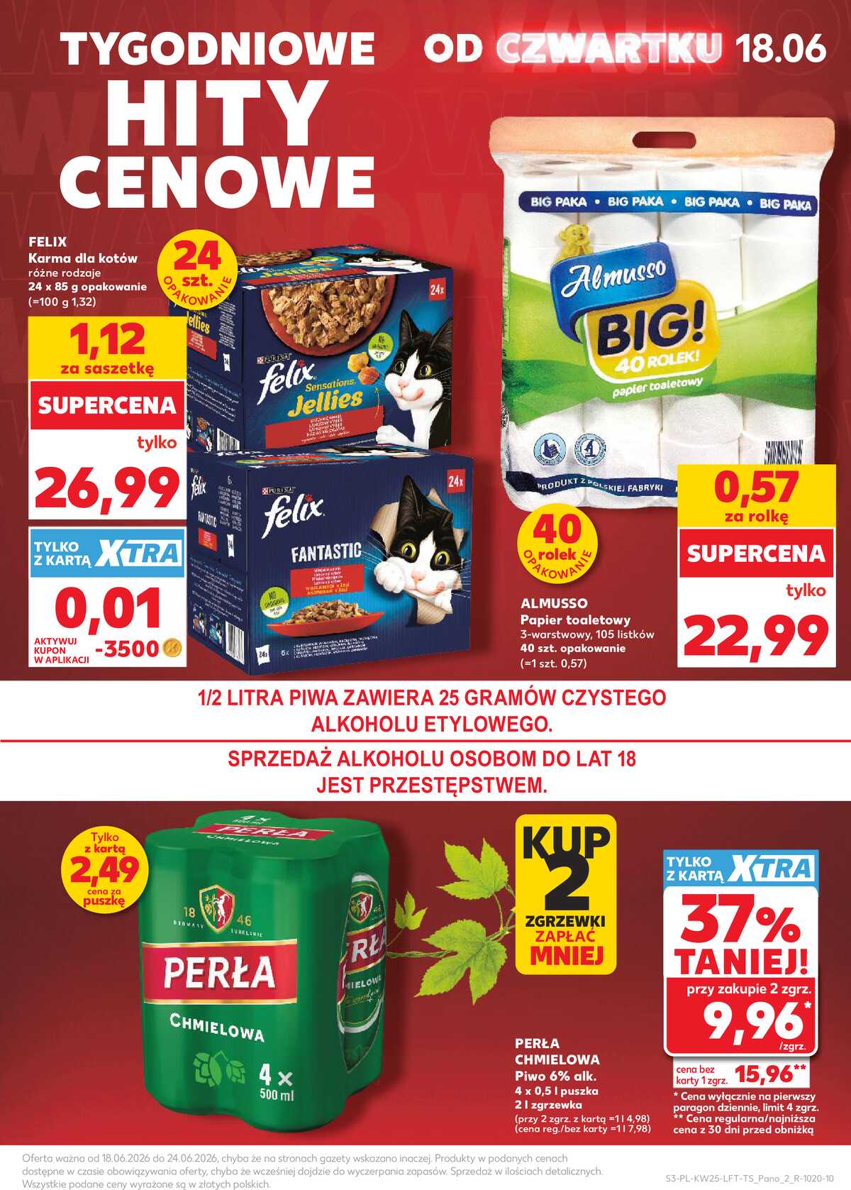 Leták Kaufland Polsko 18.6.-24.6.2026 - Týdenní zpravodaj strana 3