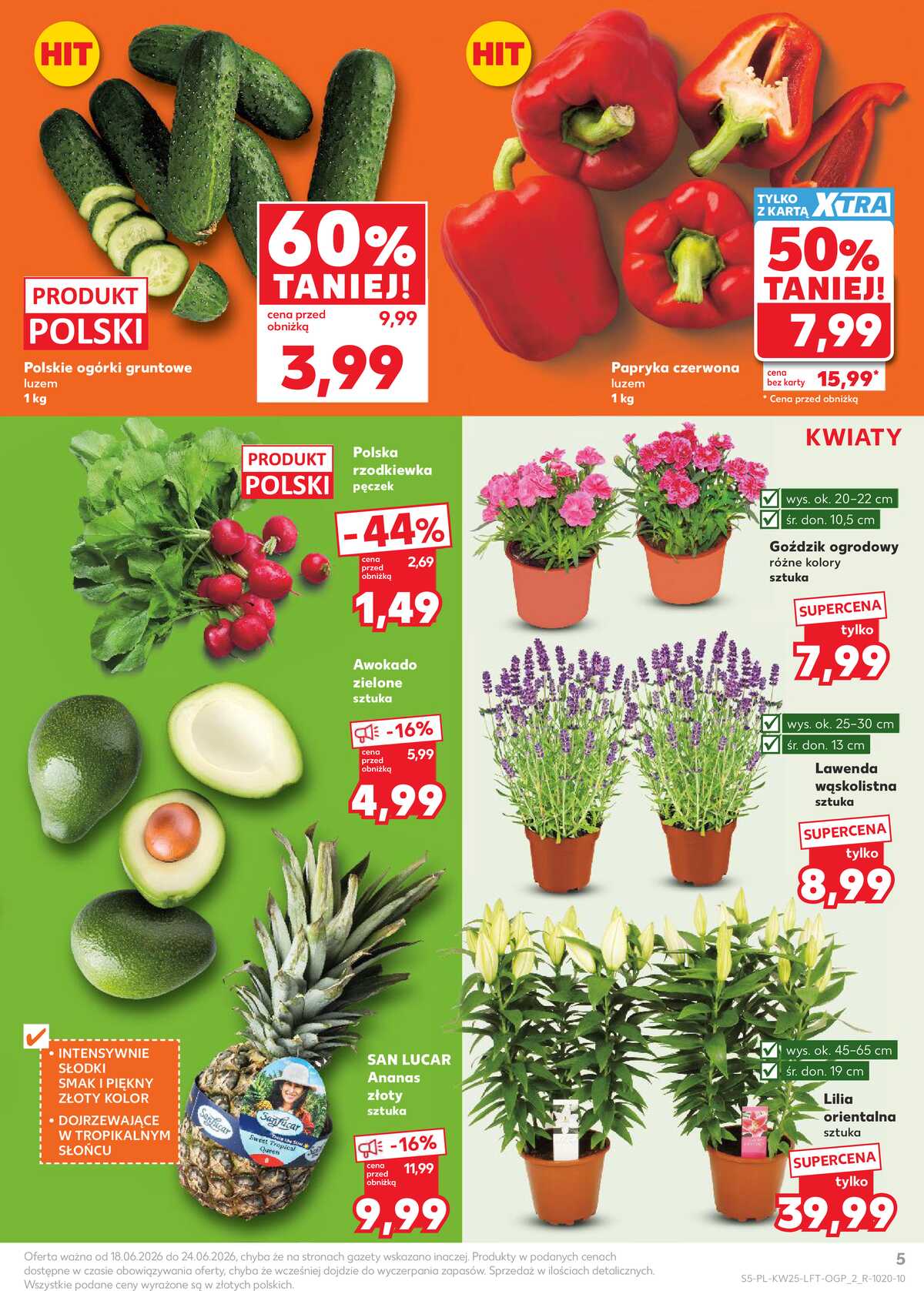 Leták Kaufland Polsko 18.6.-24.6.2026 - Týdenní zpravodaj strana 5