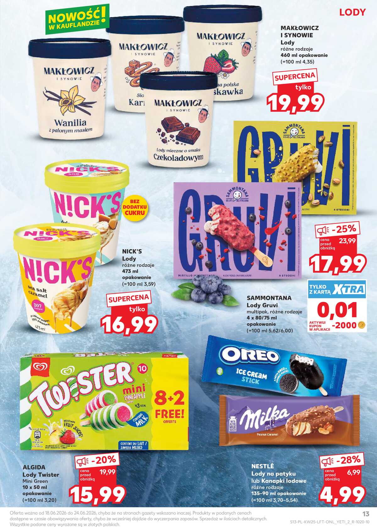 Leták Kaufland Polsko 18.6.-24.6.2026 - Týdenní zpravodaj strana 13