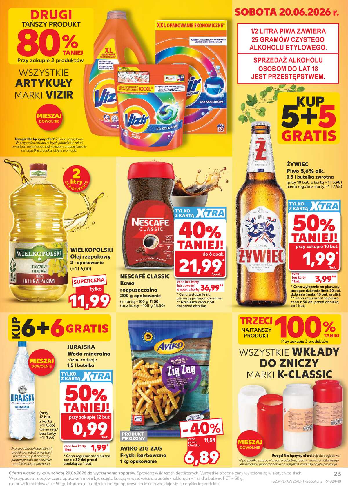 Leták Kaufland Polsko 18.6.-24.6.2026 - Týdenní zpravodaj strana 23