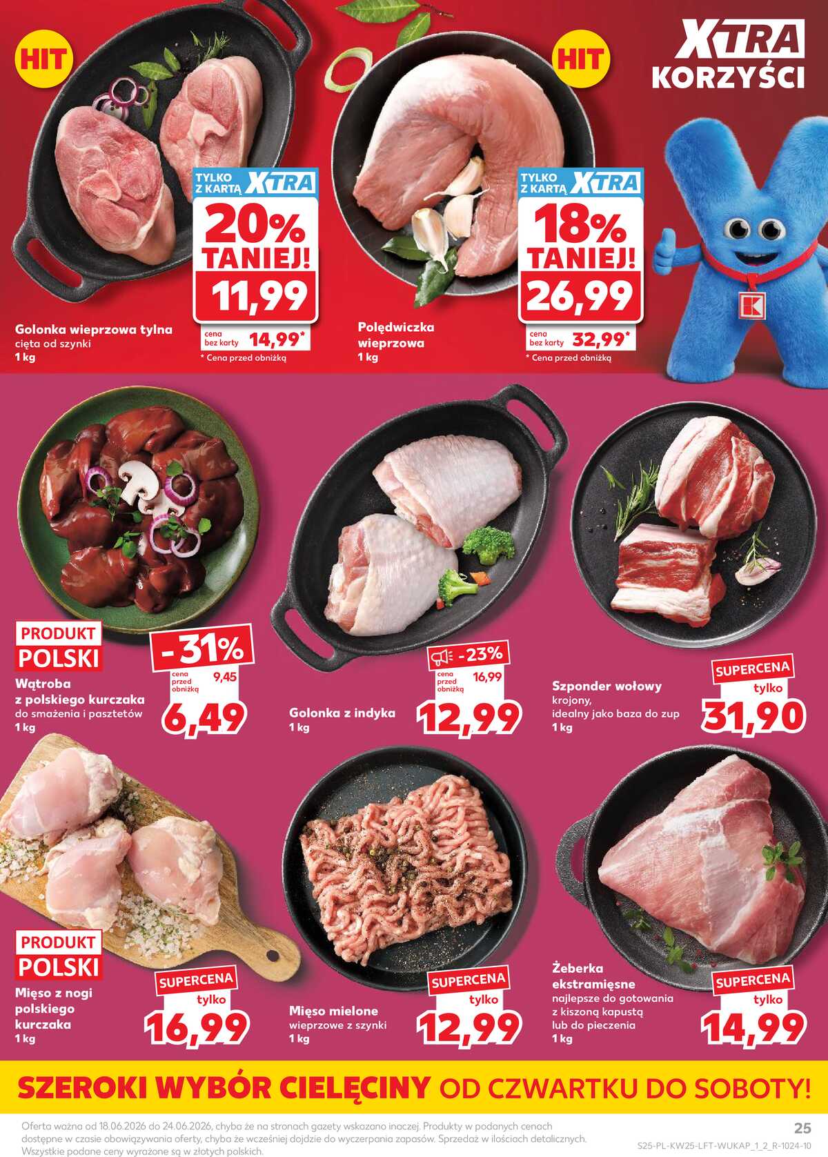Leták Kaufland Polsko 18.6.-24.6.2026 - Týdenní zpravodaj strana 25