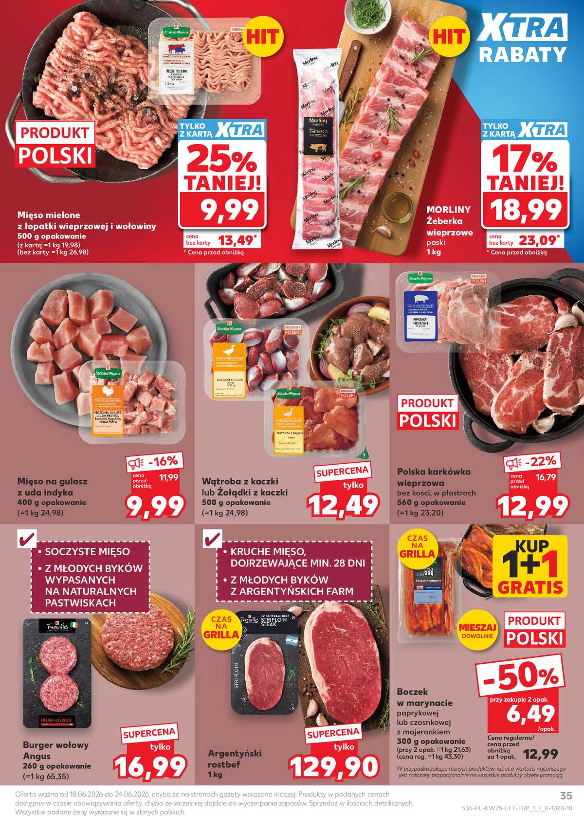 Leták Kaufland Polsko 18.6.-24.6.2026 - Týdenní zpravodaj strana 35