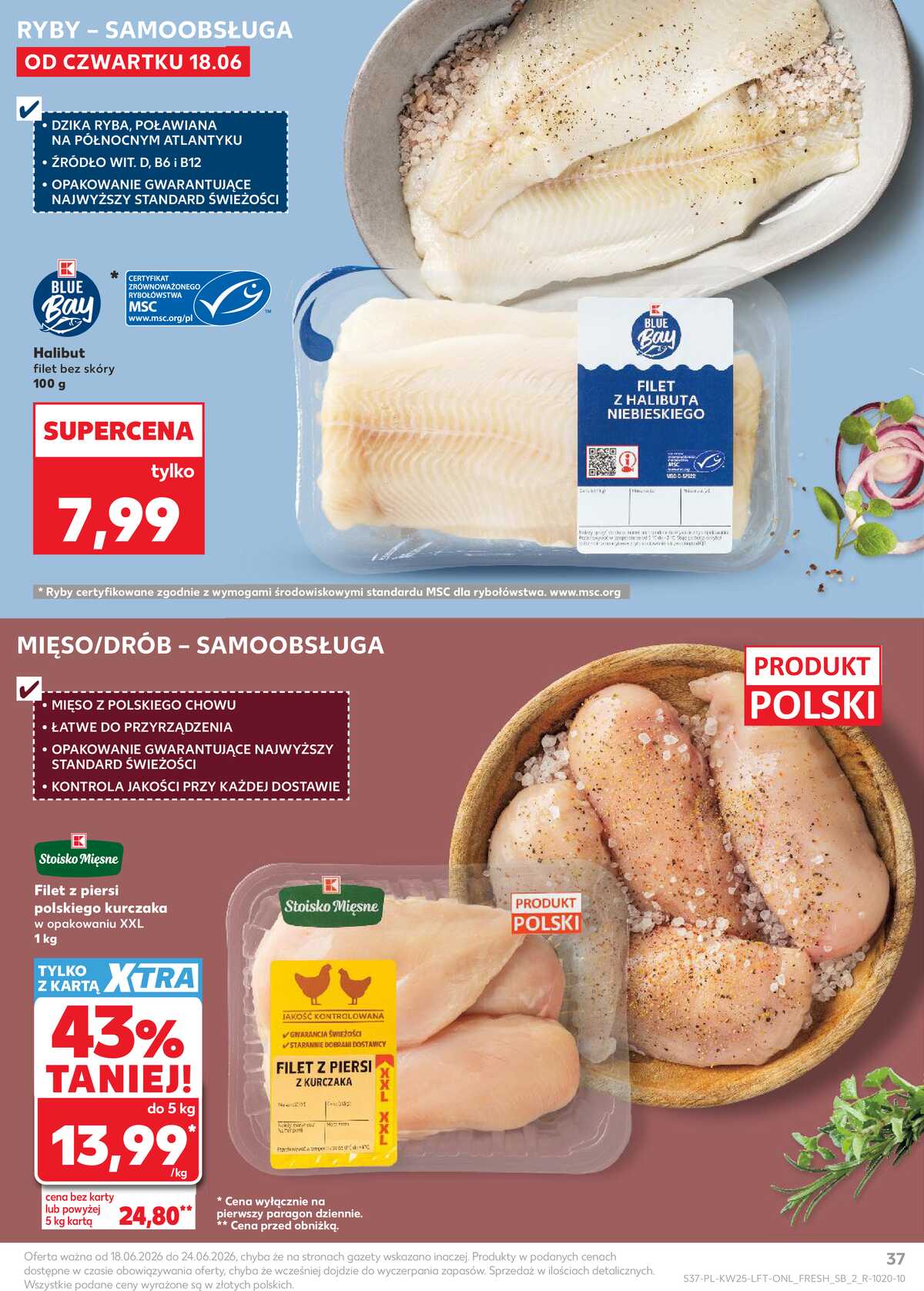 Leták Kaufland Polsko 18.6.-24.6.2026 - Týdenní zpravodaj strana 37
