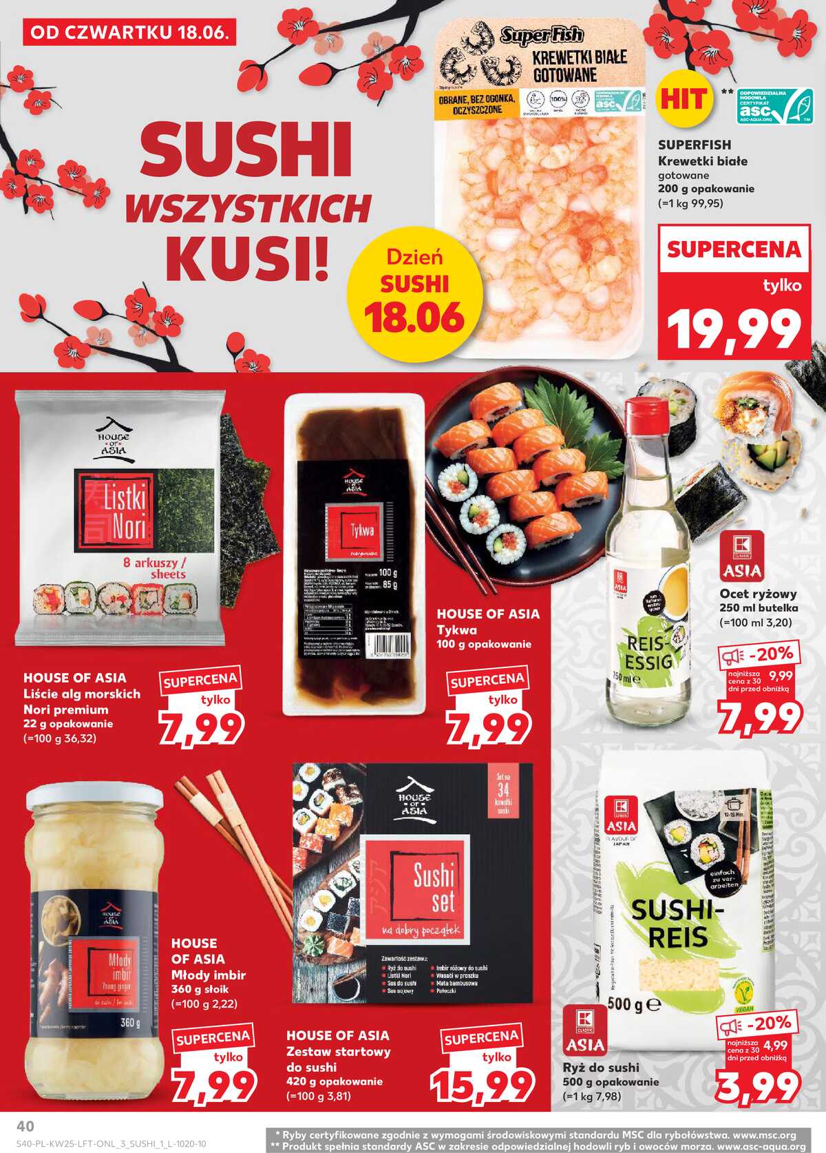 Leták Kaufland Polsko 18.6.-24.6.2026 - Týdenní zpravodaj strana 40