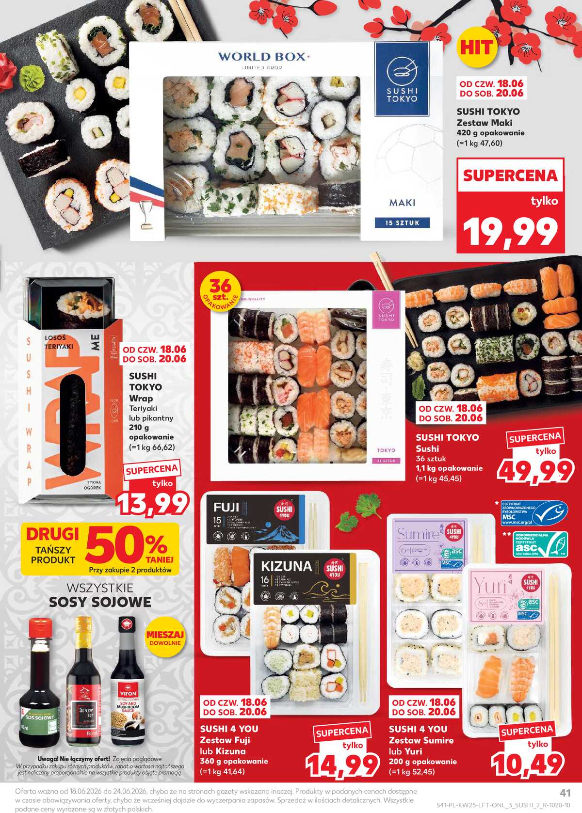 Leták Kaufland Polsko 18.6.-24.6.2026 - Týdenní zpravodaj strana 41