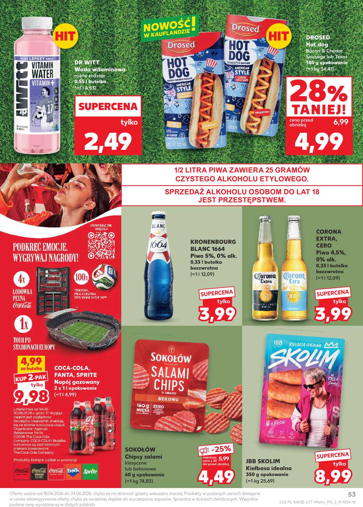 Leták Kaufland Polsko 18.6.-24.6.2026 - Týdenní zpravodaj strana 53