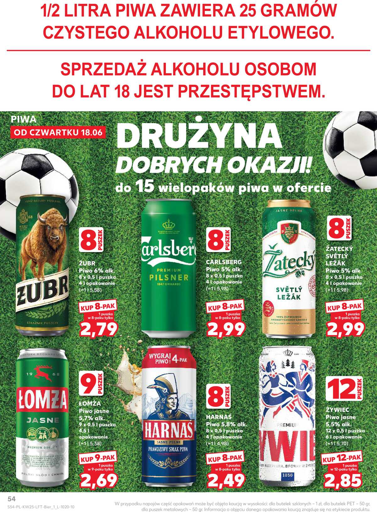 Leták Kaufland Polsko 18.6.-24.6.2026 - Týdenní zpravodaj strana 54